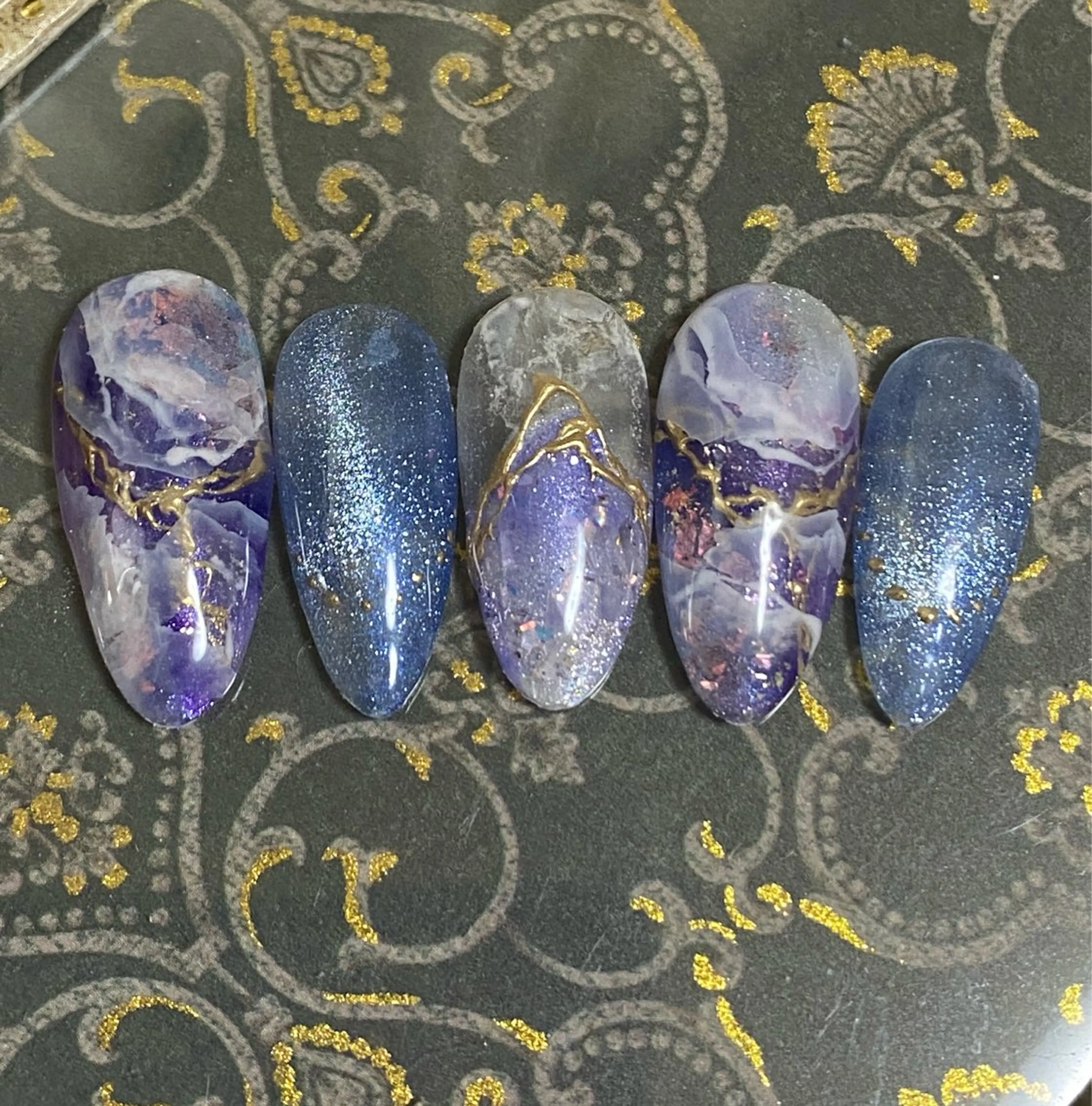 ネイル アートネイル ニュアンスネイル 自宅ネイルサロン ♦️nuance♦️のネイルデザイン