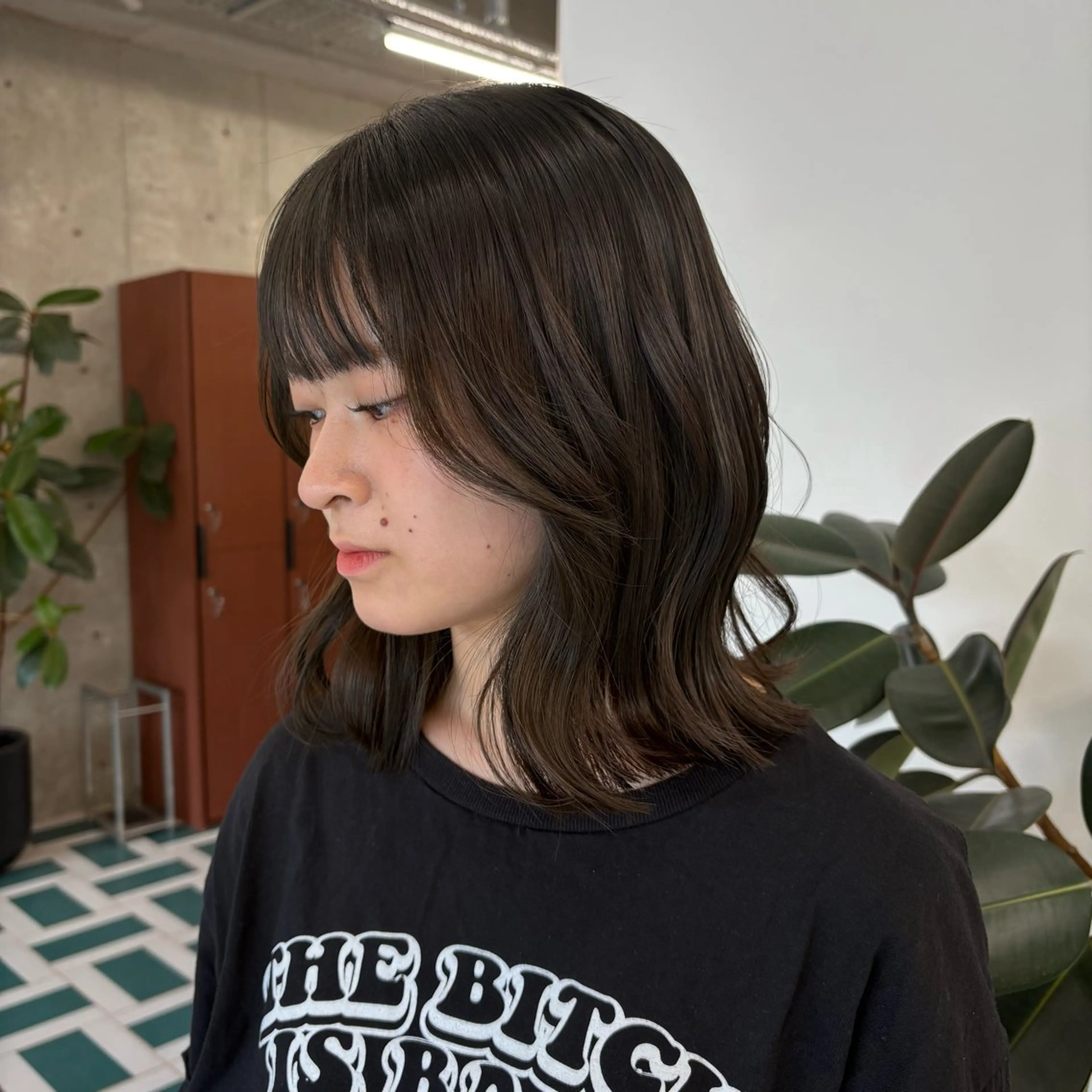 ミディアム カラー MAO /透明感カラー/ボブのヘアスタイル