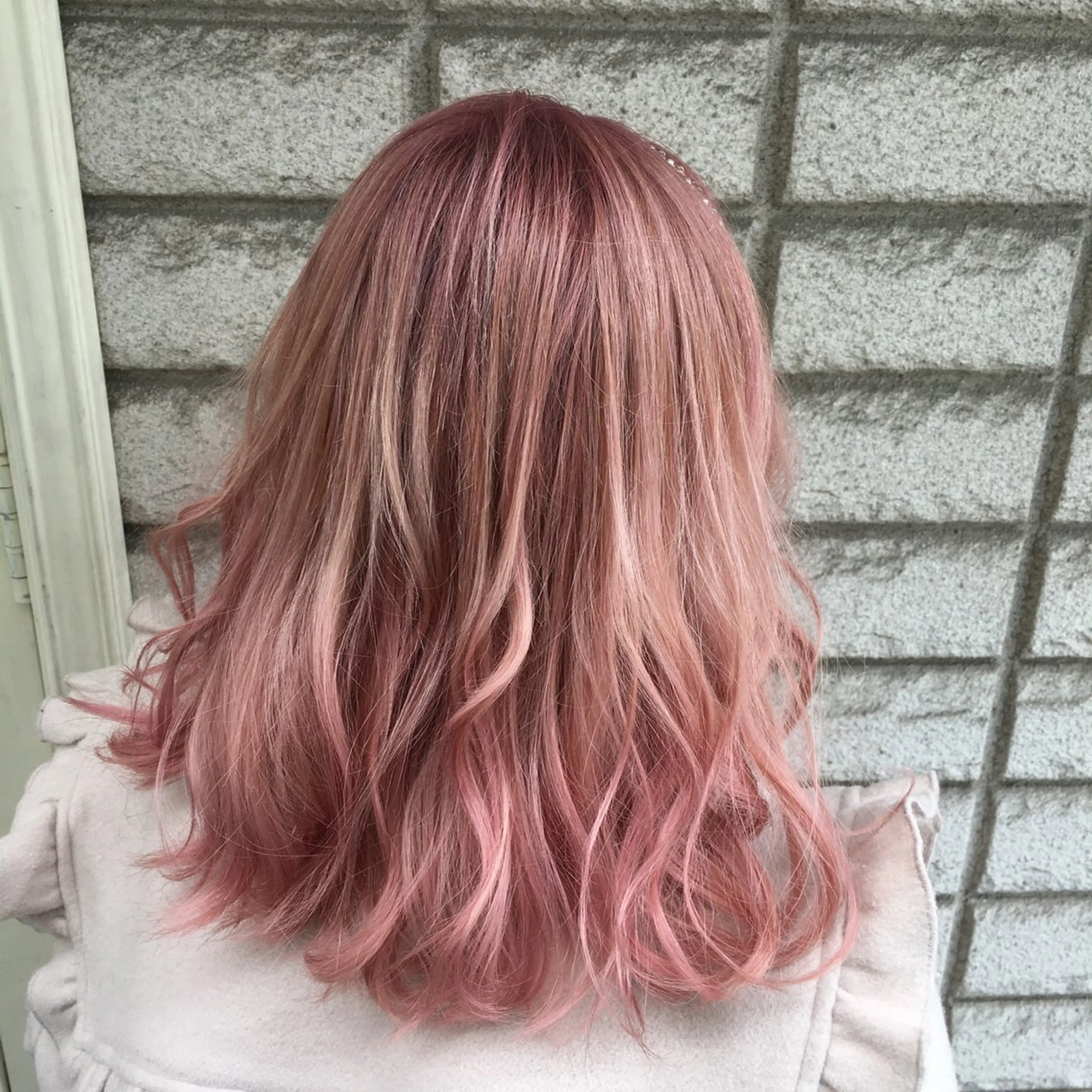 ミディアム ヘアカラー Spica 松岡のヘアスタイル