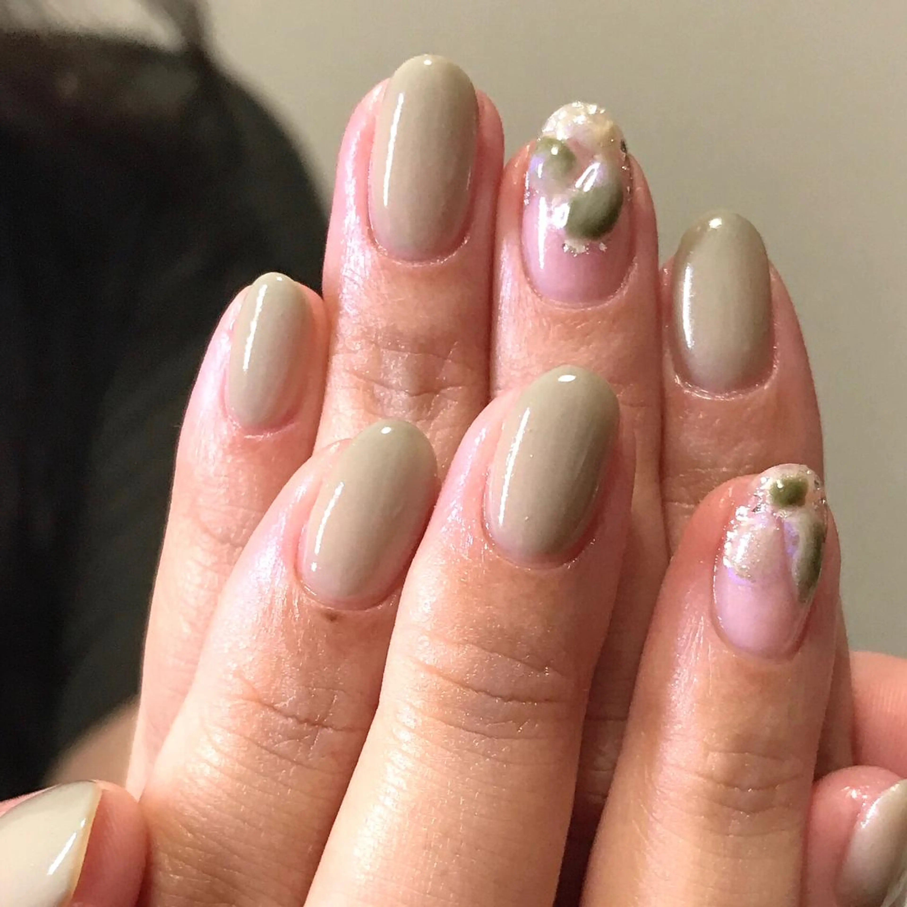 ネイル オフィスネイル ワンカラーネイル シンプルネイル ステラ marikominoのネイルデザイン