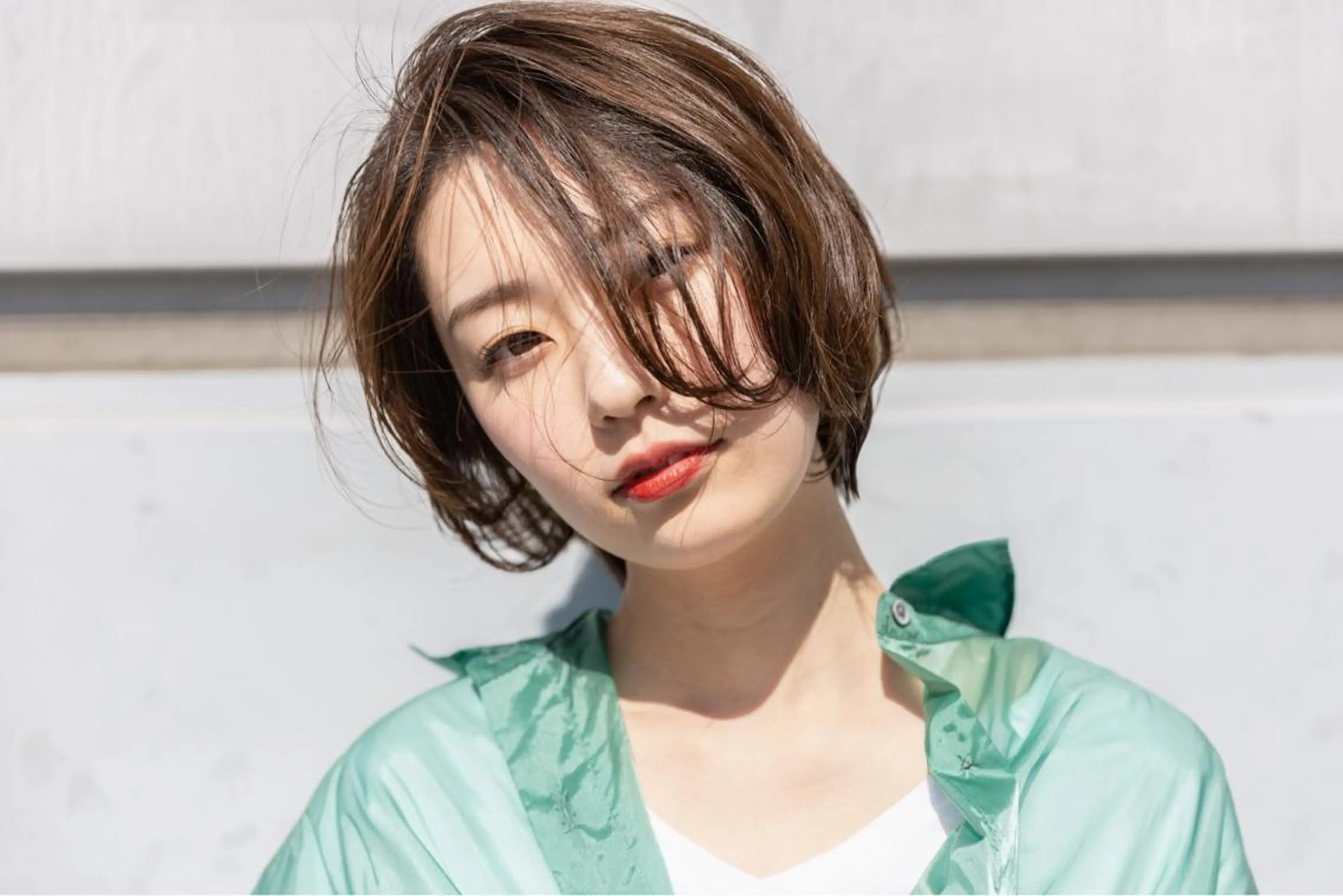 ショート カラー ツジガキ ユウスケのヘアスタイル