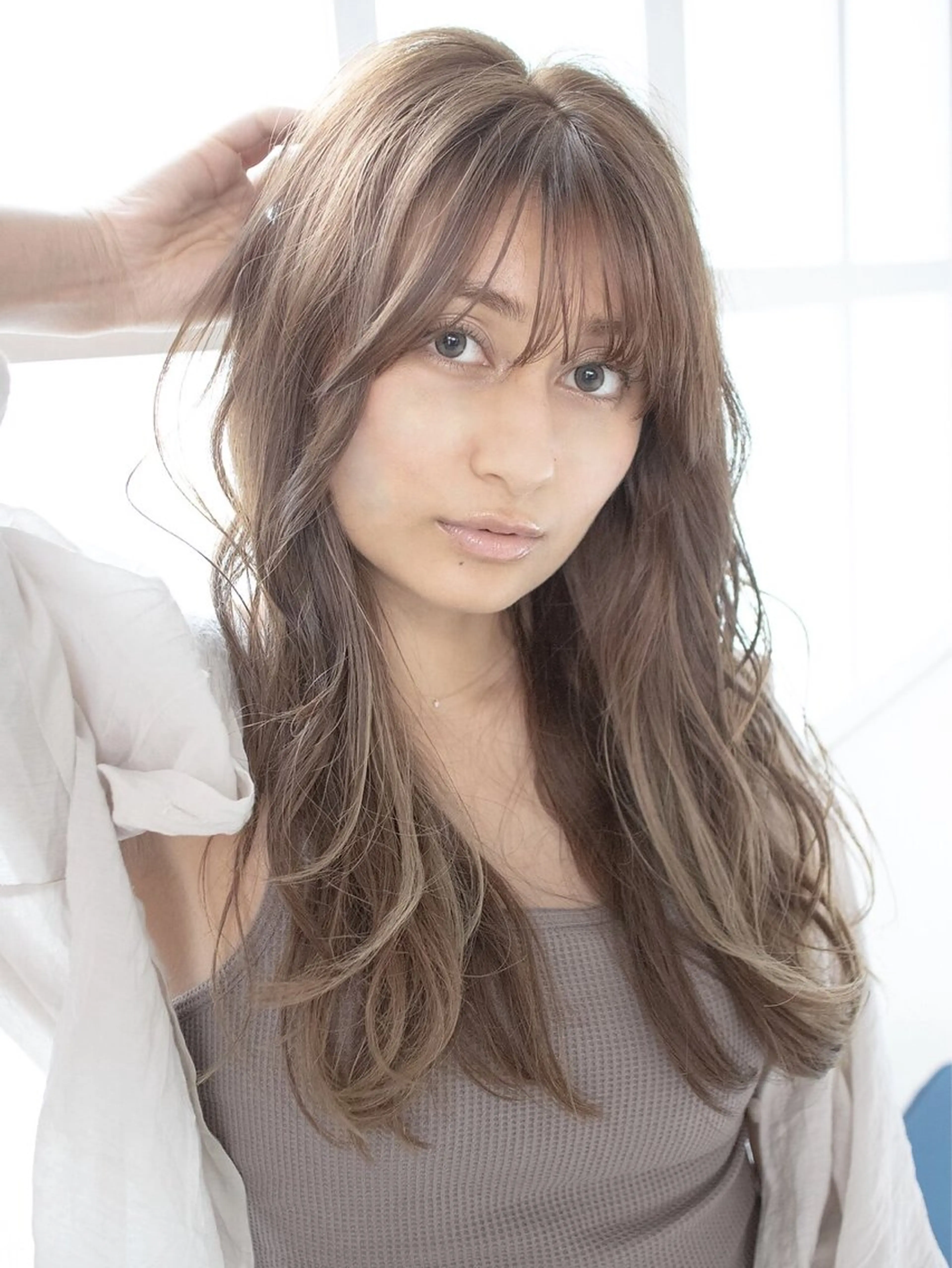 ロング カラー ヘアカラー 田中 克弥のヘアスタイル