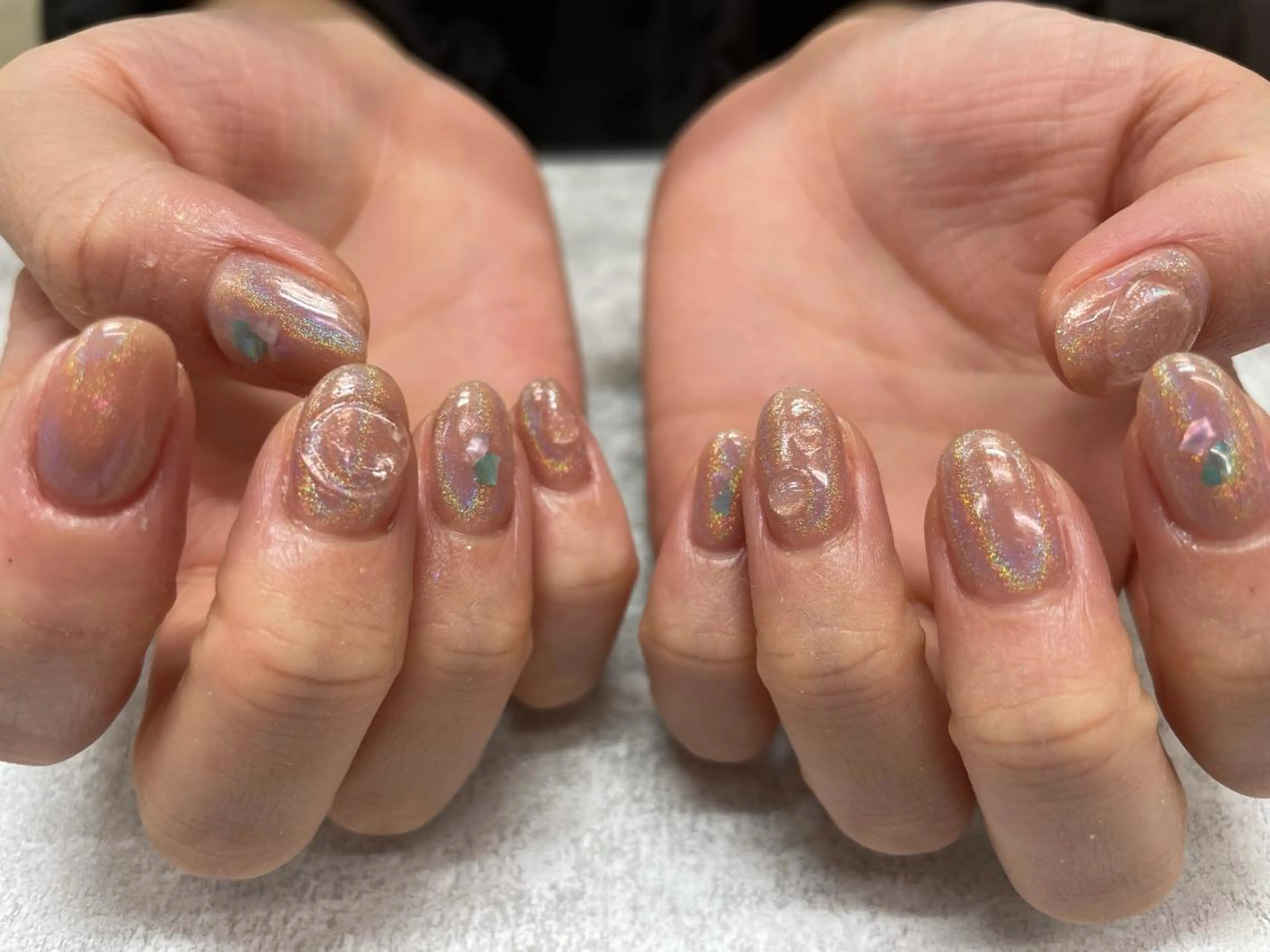 ネイル キラキラネイル ハンドネイル nail salon Aymのネイルデザイン