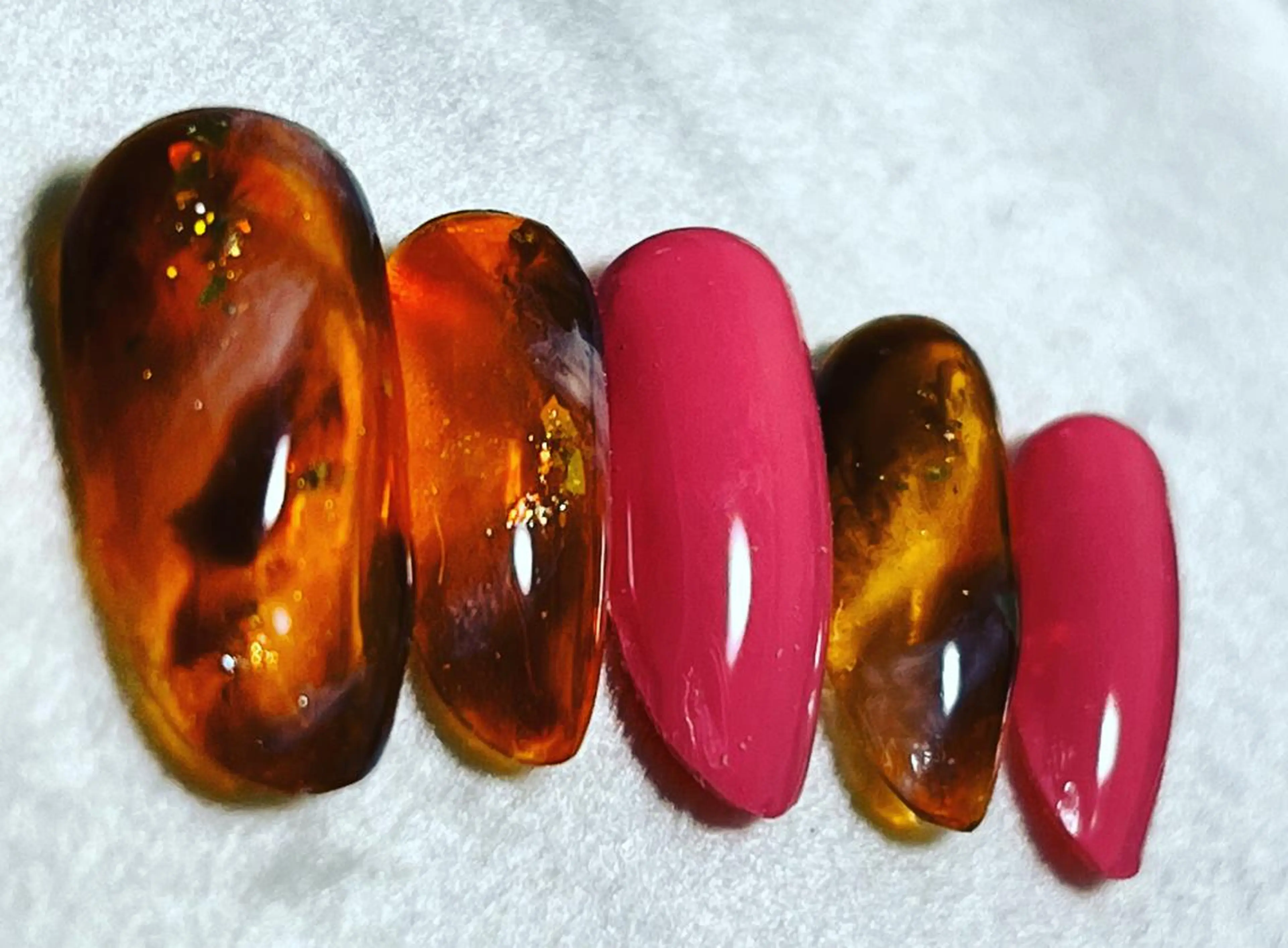 ネイル アートネイル べっ甲ネイル plaisir プレジールネイルのネイルデザイン