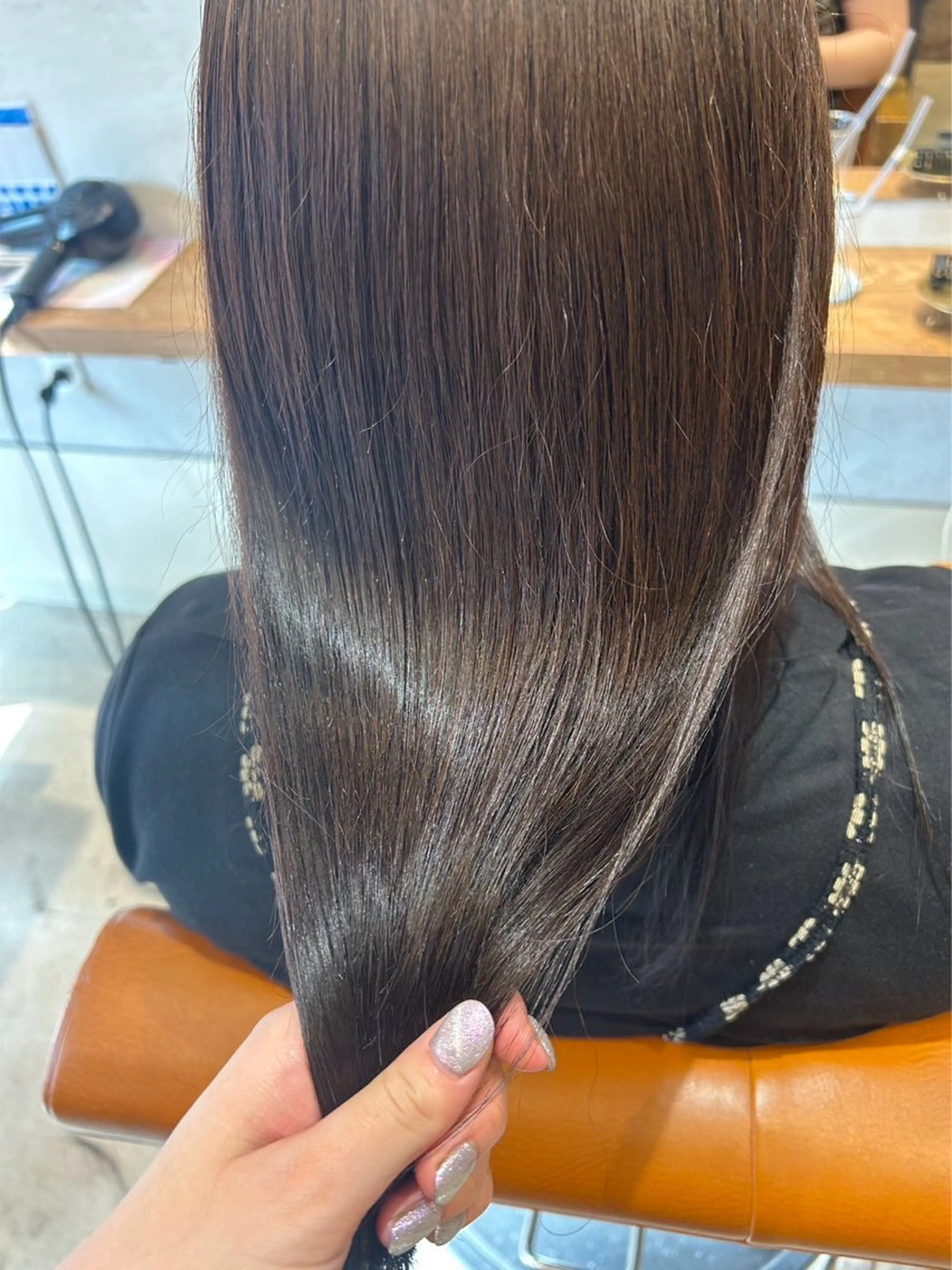 セミロング カラー ベージュカラー ブラウンカラー ブラウンベージュ メンズパーマ✨️村越 雄斗のヘアスタイル