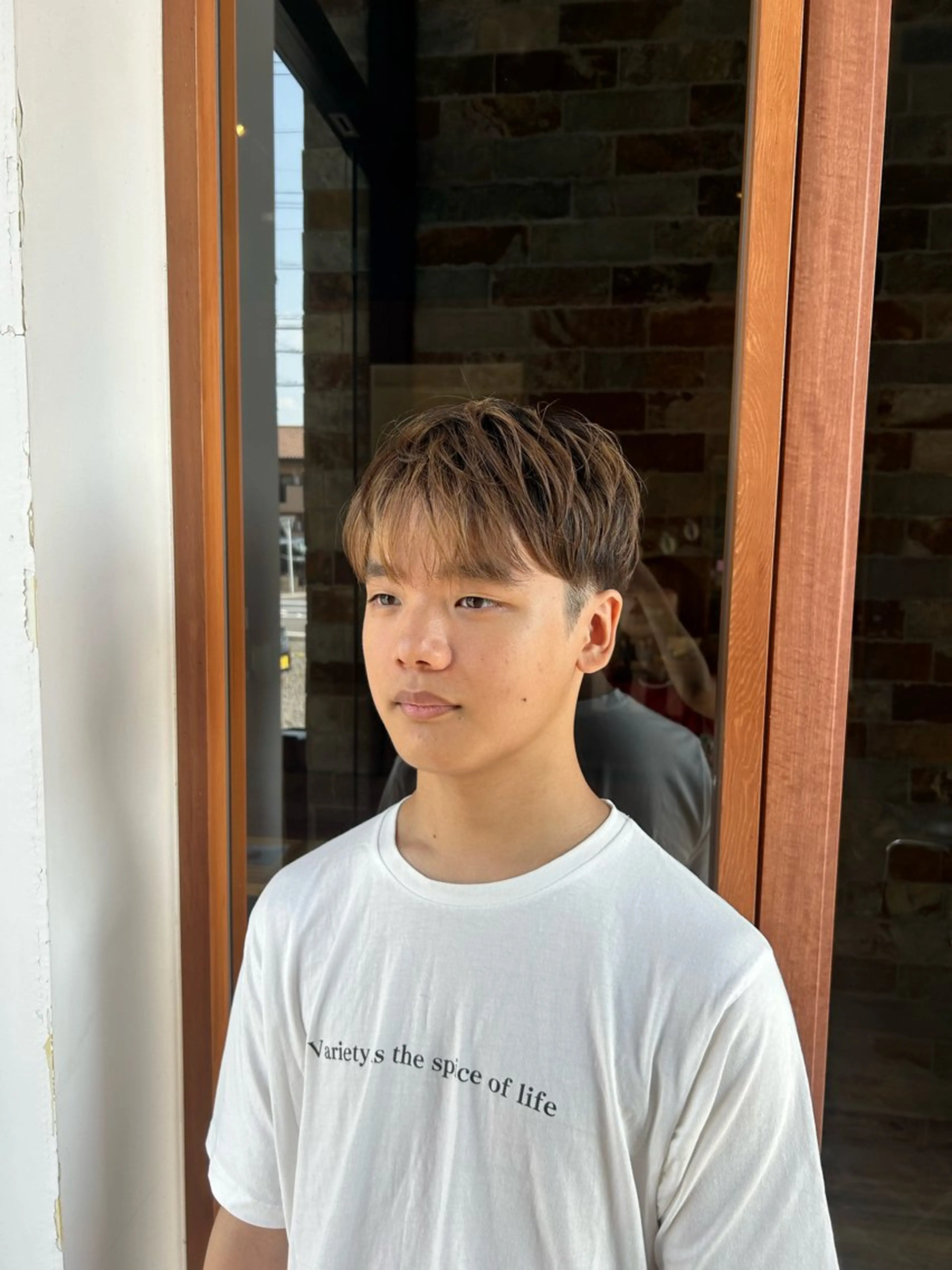 ショート メンズ マッシュ レイヤーカット 村松 麻菜のヘアスタイル