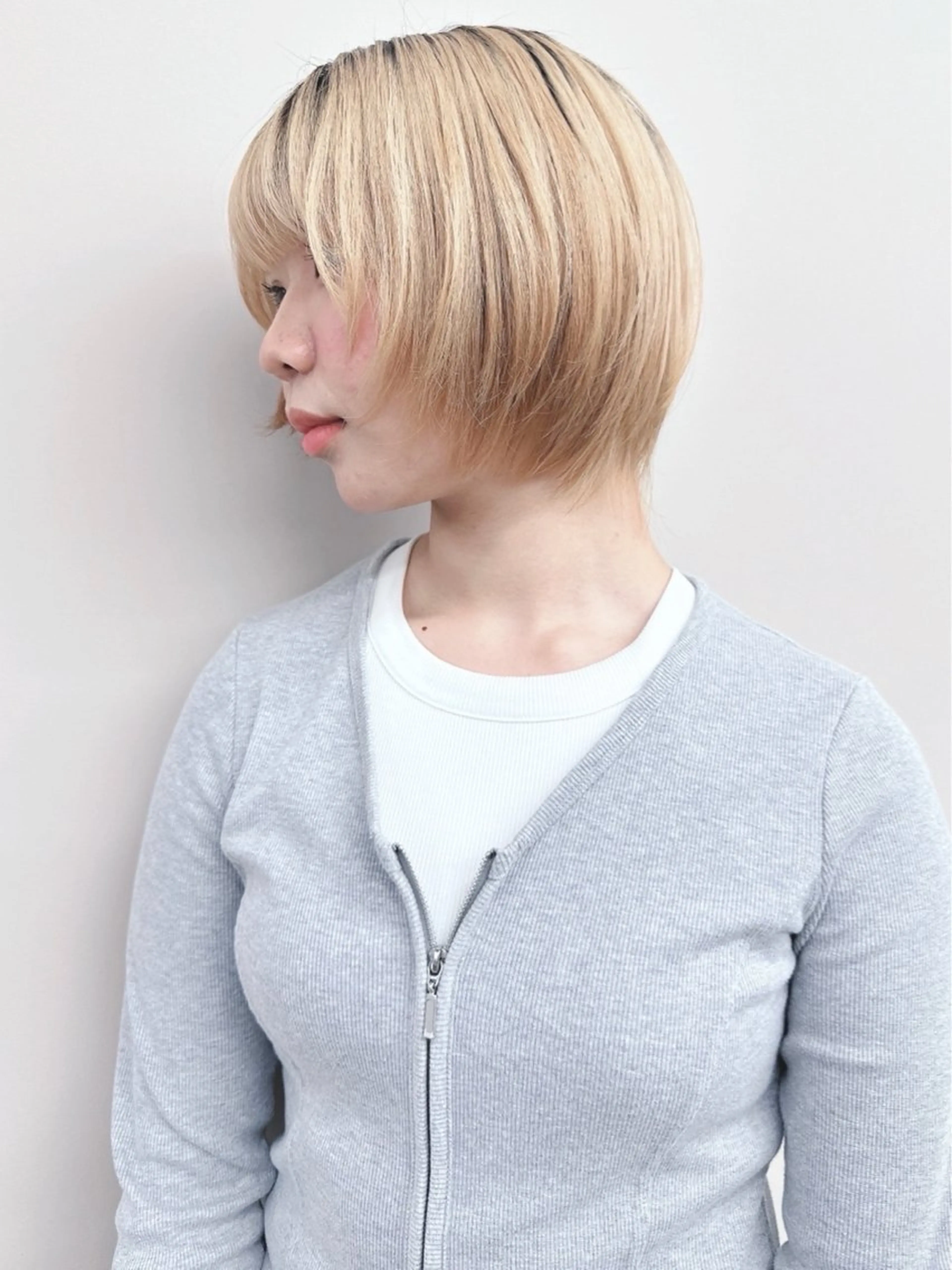 ショート カット 小顔ボブ/お悩み解決 /ボブパーマ/とういのヘアスタイル