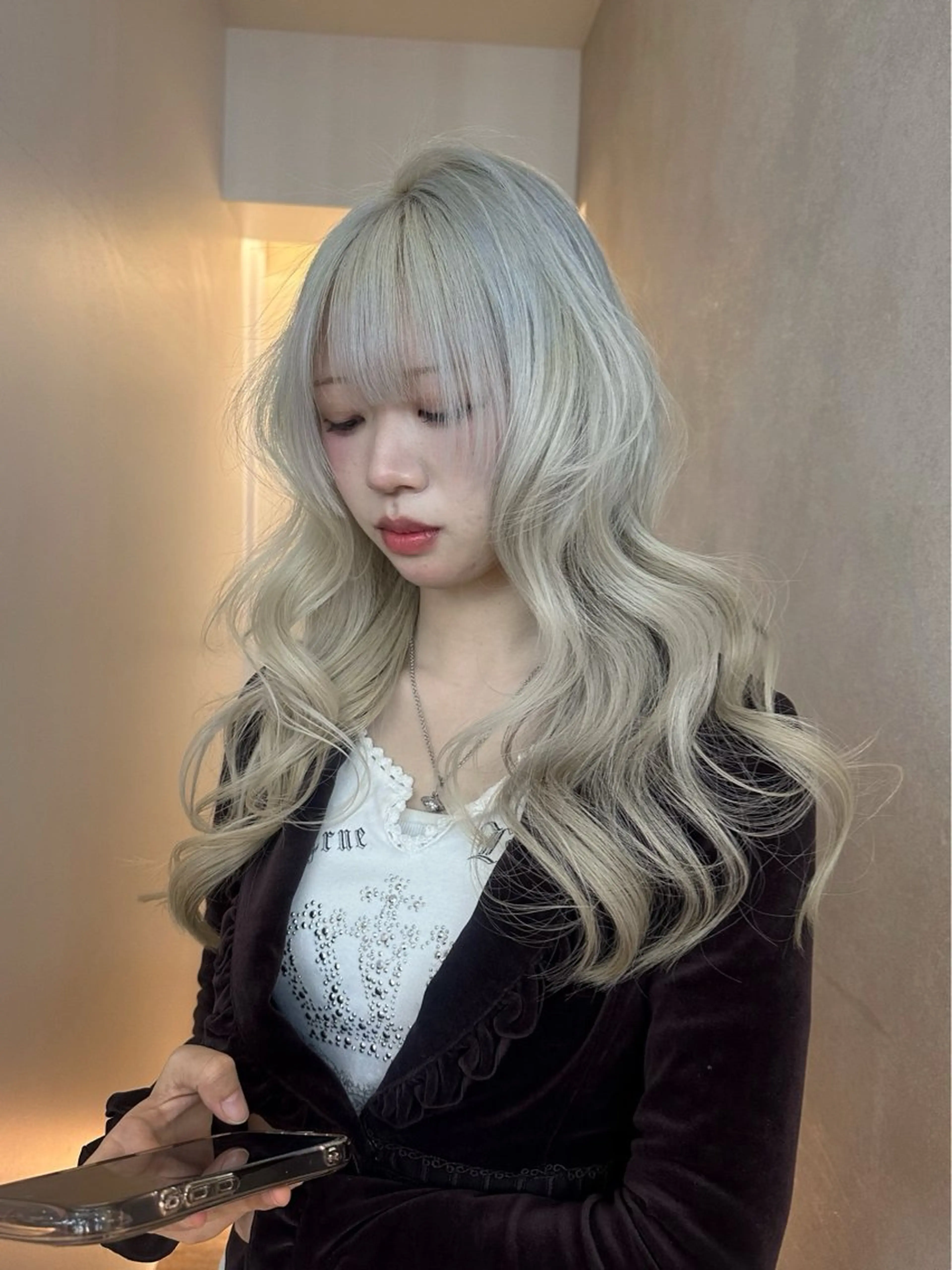 カラー ヘアカラー ハイトーン特化 pepe🎀のヘアスタイル