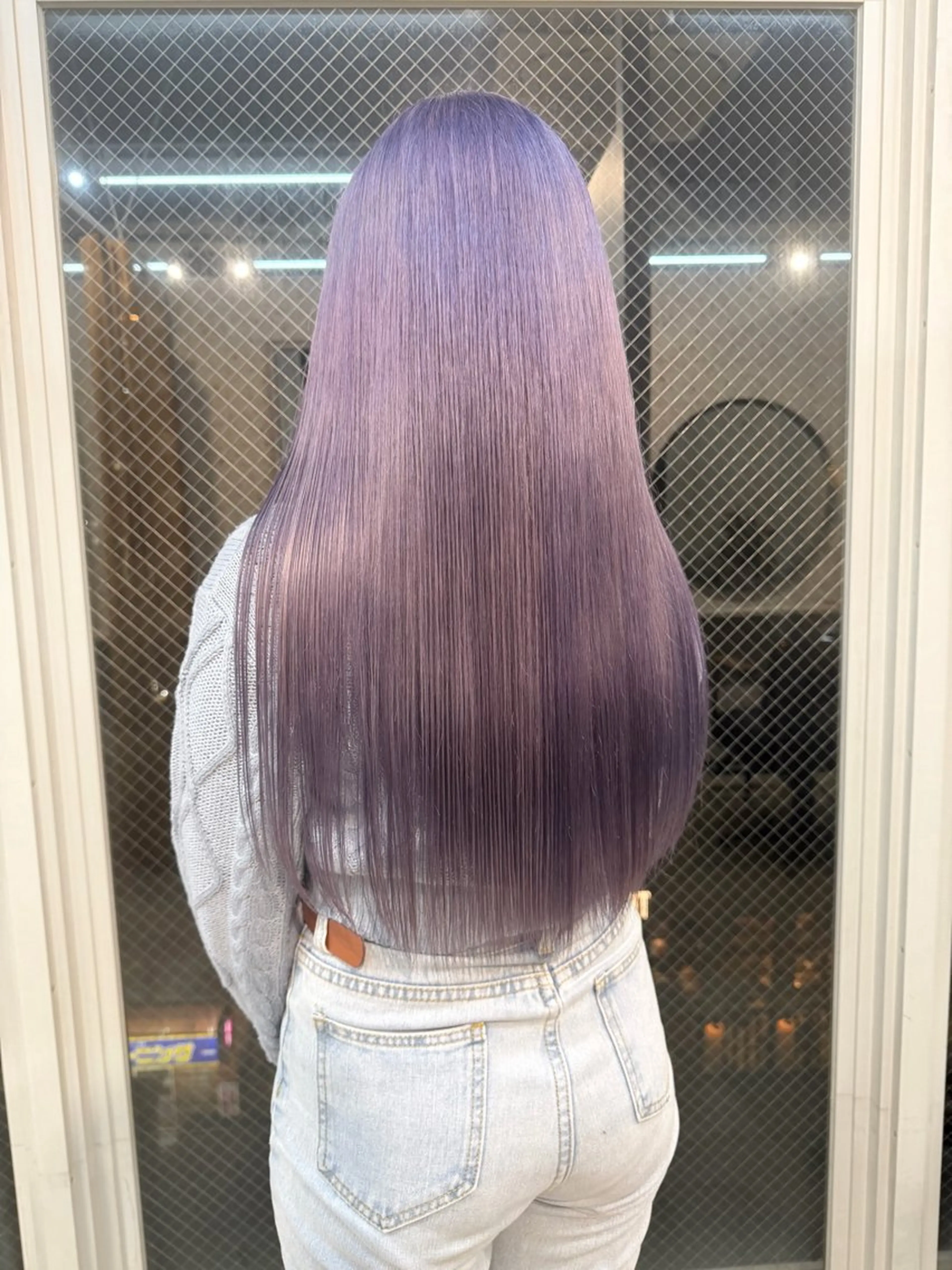 ロング カラー ラベンダーカラー ヘアカラー SHOTO ハイトー ン/ブロンドカラーのヘアスタイル