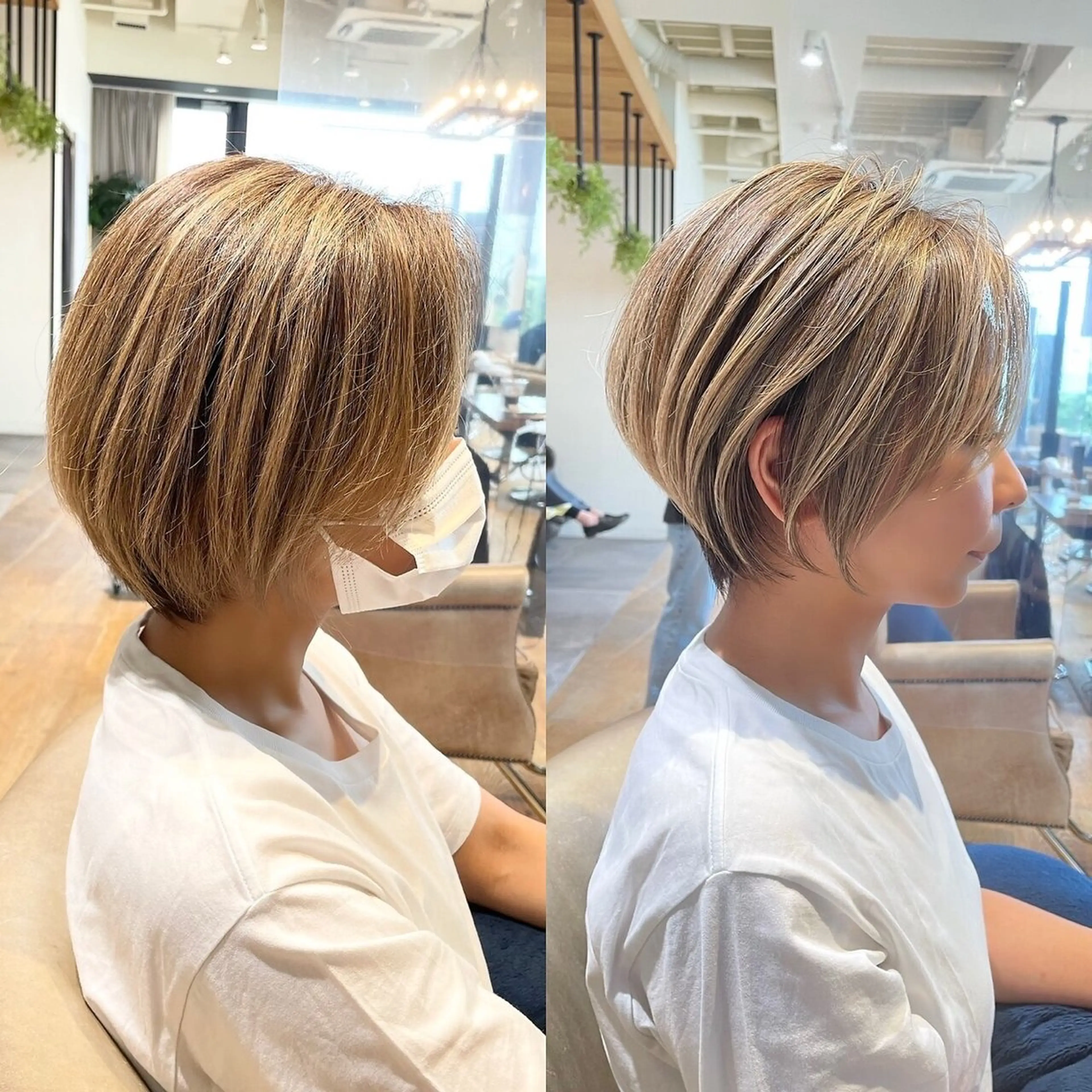 ショート 銀座/大人ショート/ 絶壁解消/若狭真央のヘアスタイル
