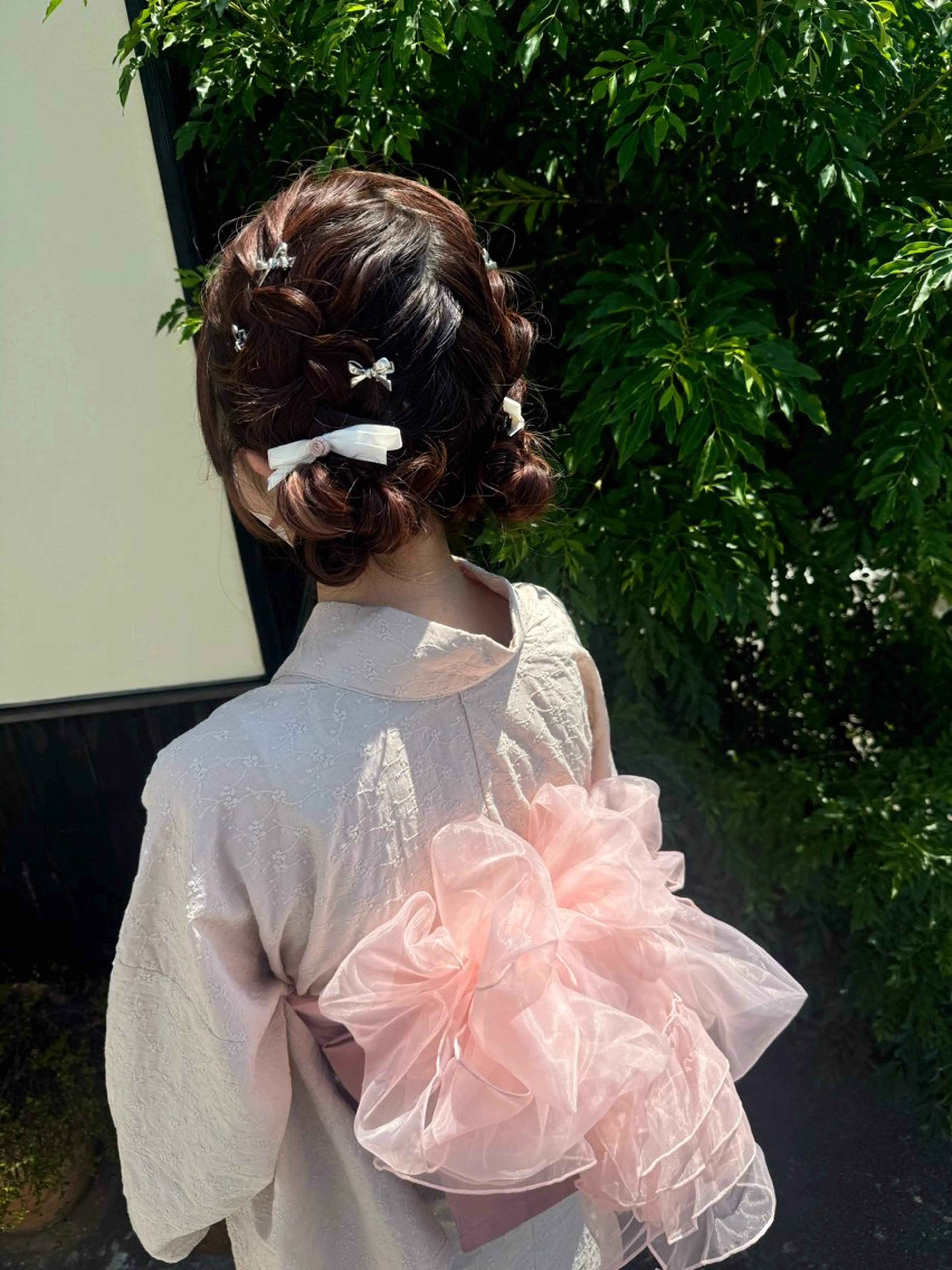 ヘアアレンジ 浴衣 アオトソラ いしざかのヘアスタイル