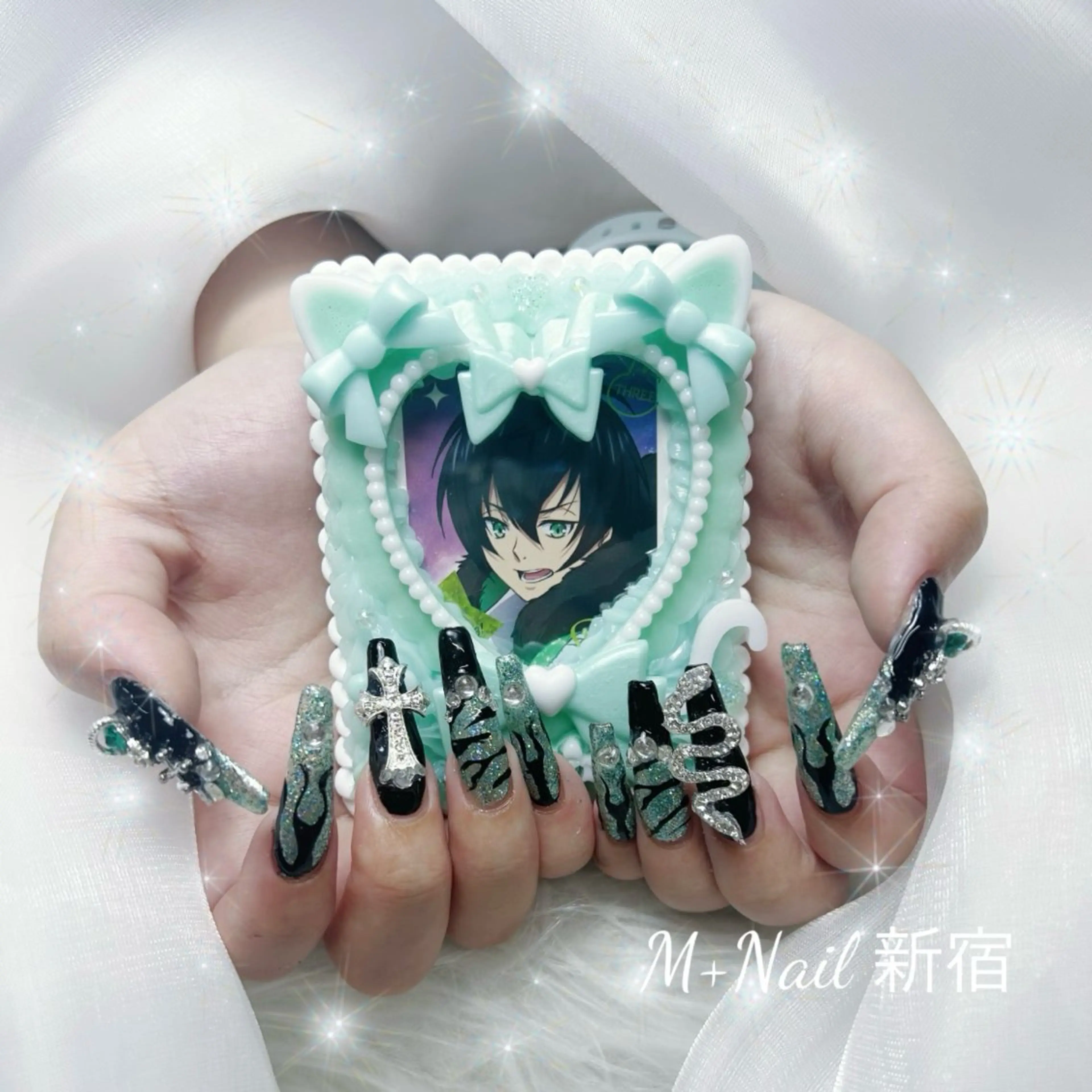 【長さ出し】持ち込みシンプルデザイン120分つけ放題💞(オフあり)の写真