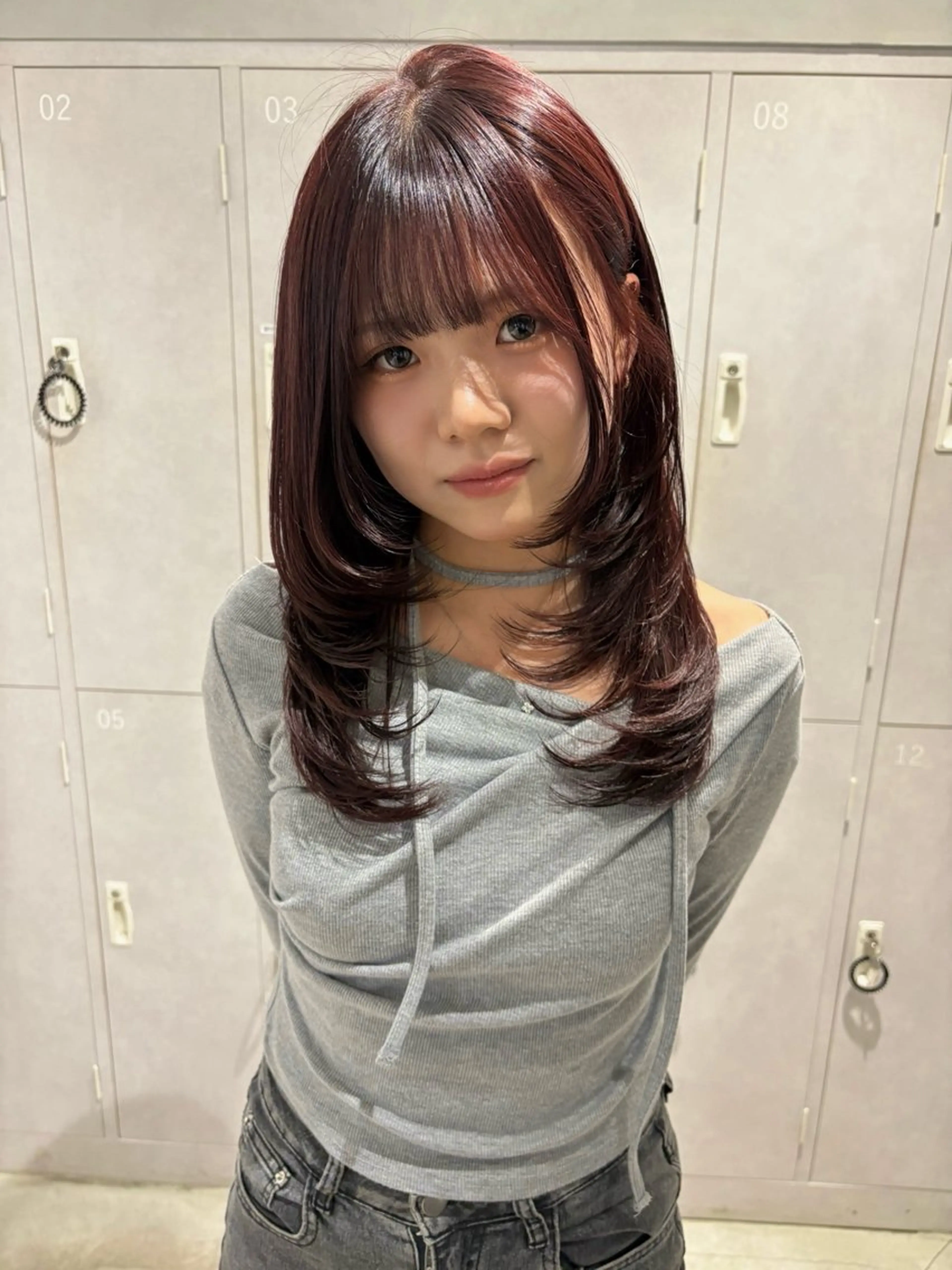 ロング カラー レイヤーカット カット ヘアカラー トリートメント Juna✂️ レイヤー / ボブのヘアスタイル