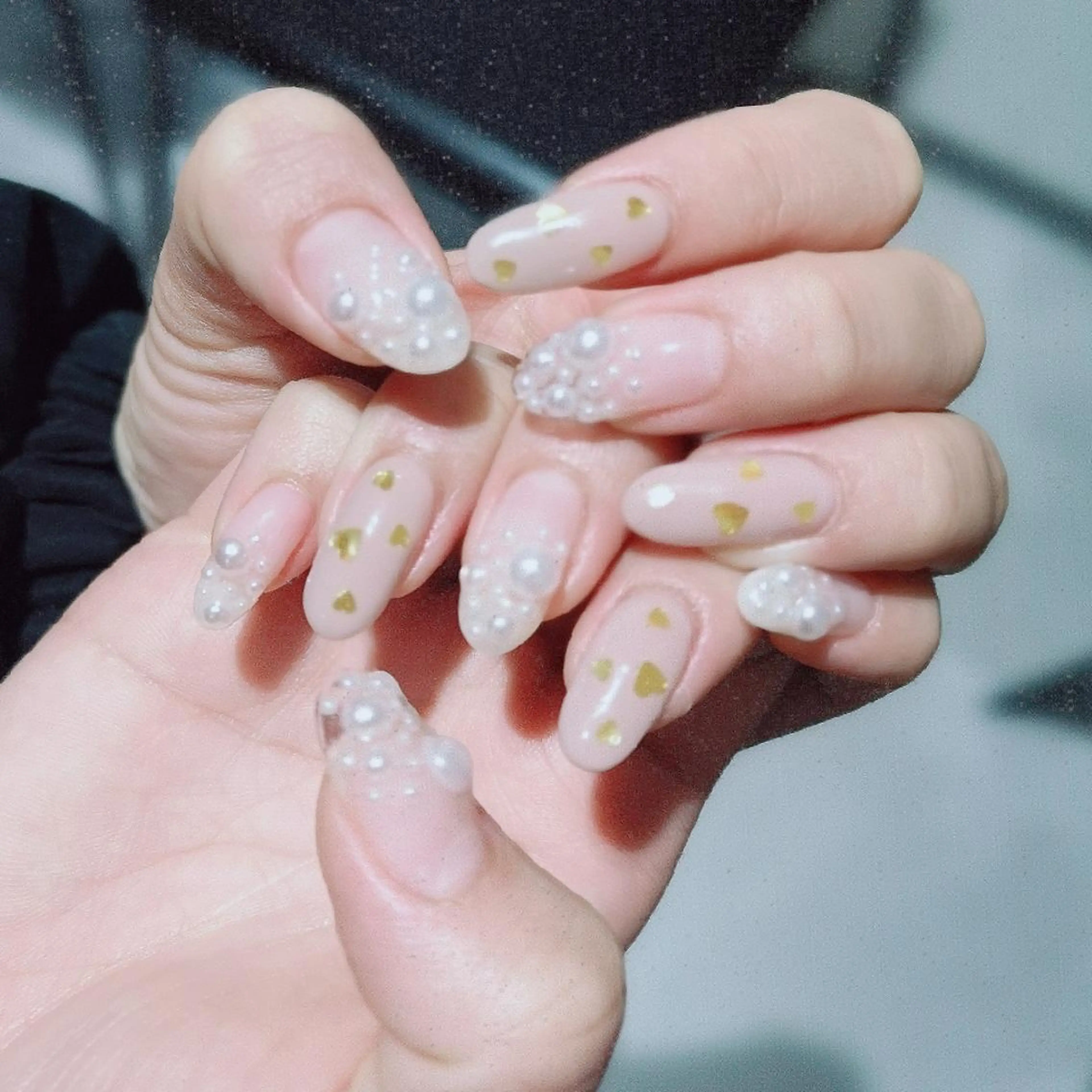 セミロング クリスマス Private  Nail MID.のネイルデザイン