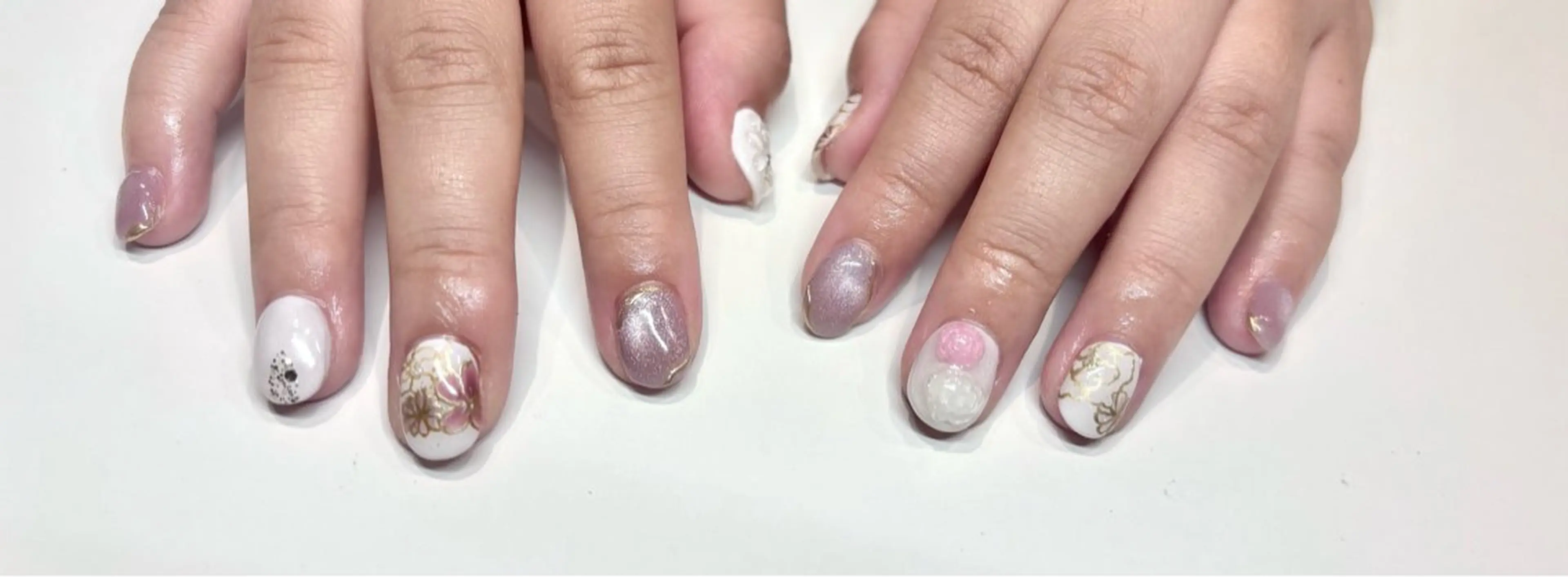 ネイル ハンドネイル 田中 梨奈のネイルデザイン