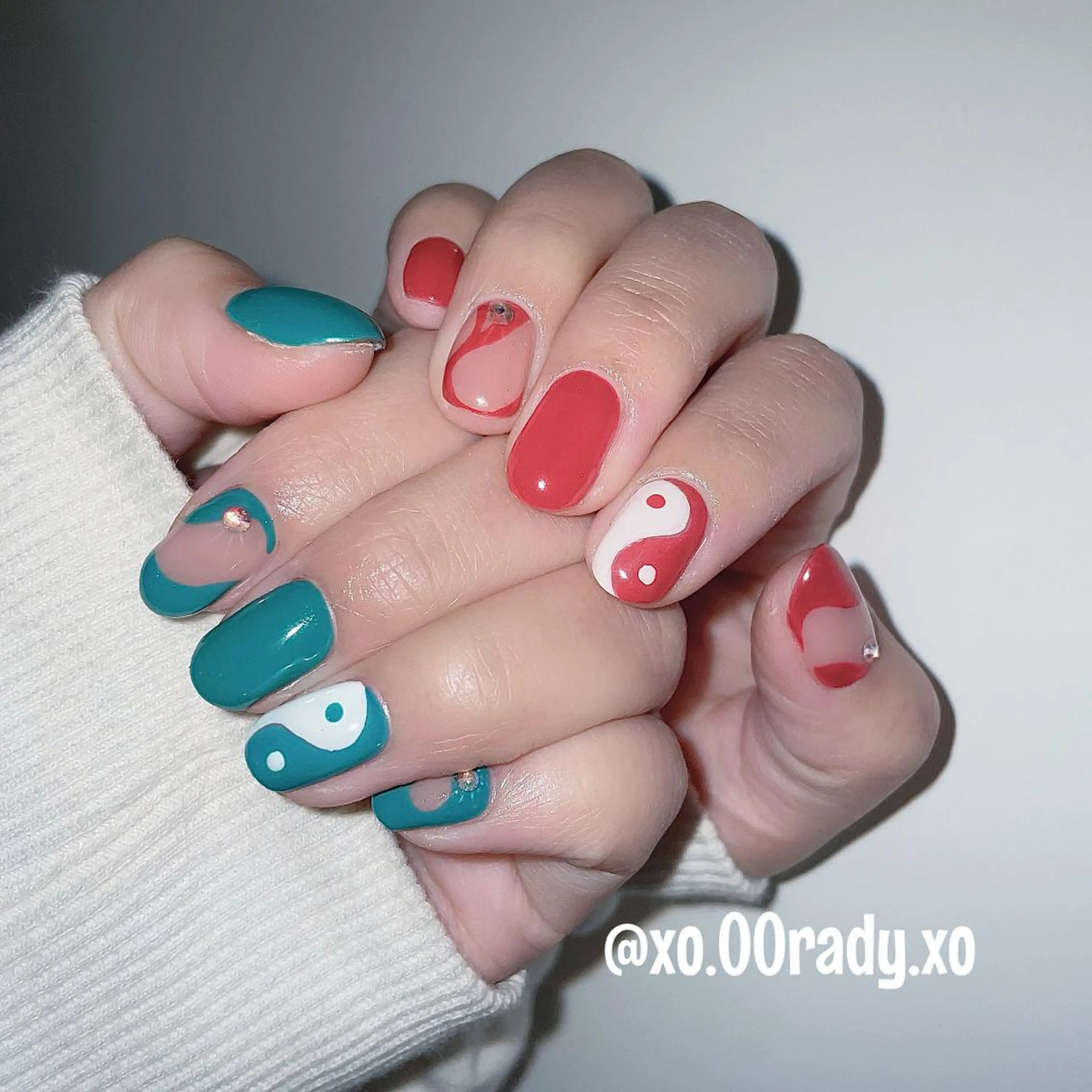 ミディアム カラー ヘアアレンジ メンズ キッズ ネイル マツエク・マツパ ハンドネイル ⛓Miyu ⛓のネイルデザイン