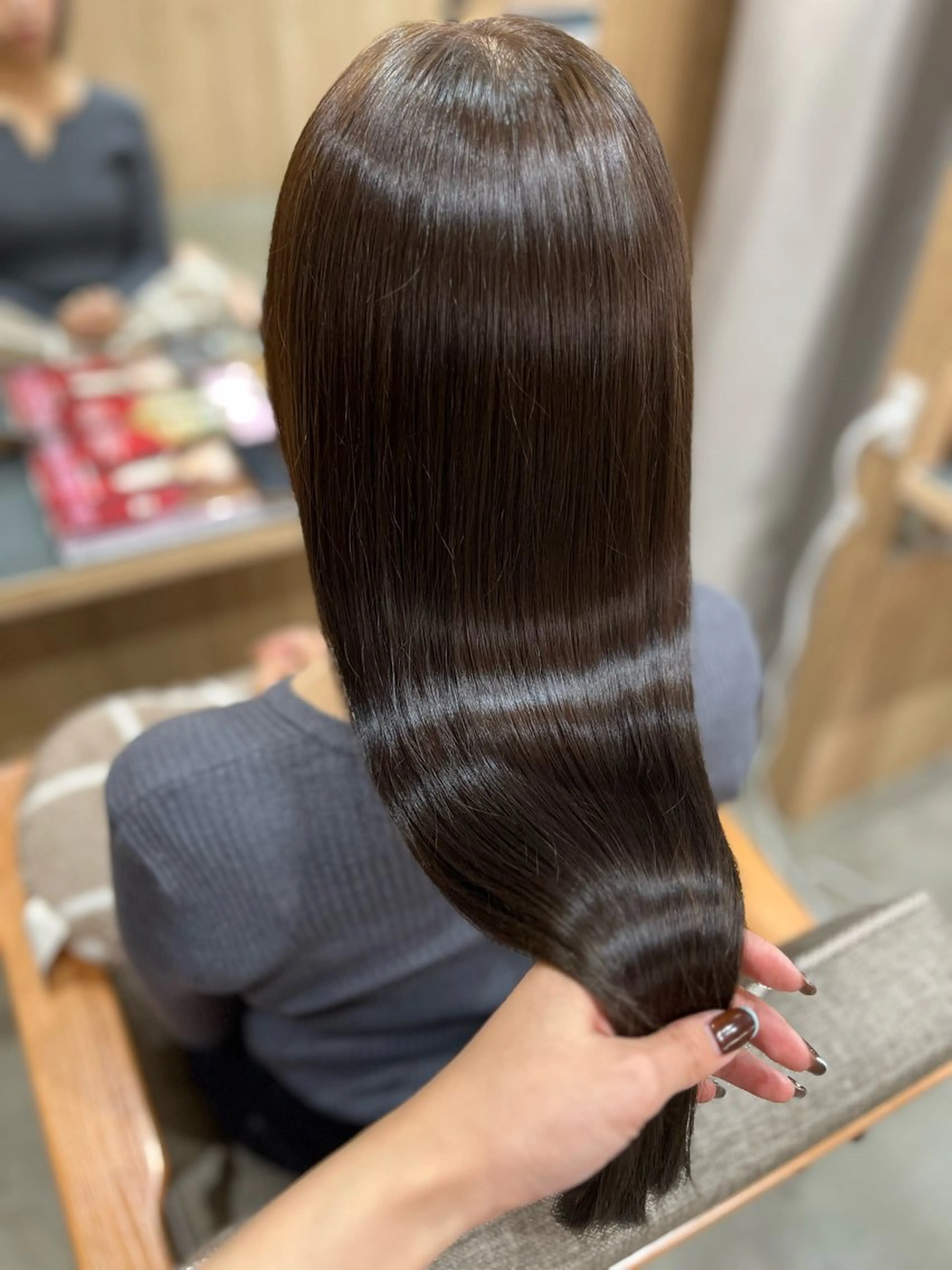 ロング カラー グレージュ ヘアカラー トリートメント 髪質改善/艶髪🫧 ｼｽﾞｸ🦥🌿のヘアスタイル