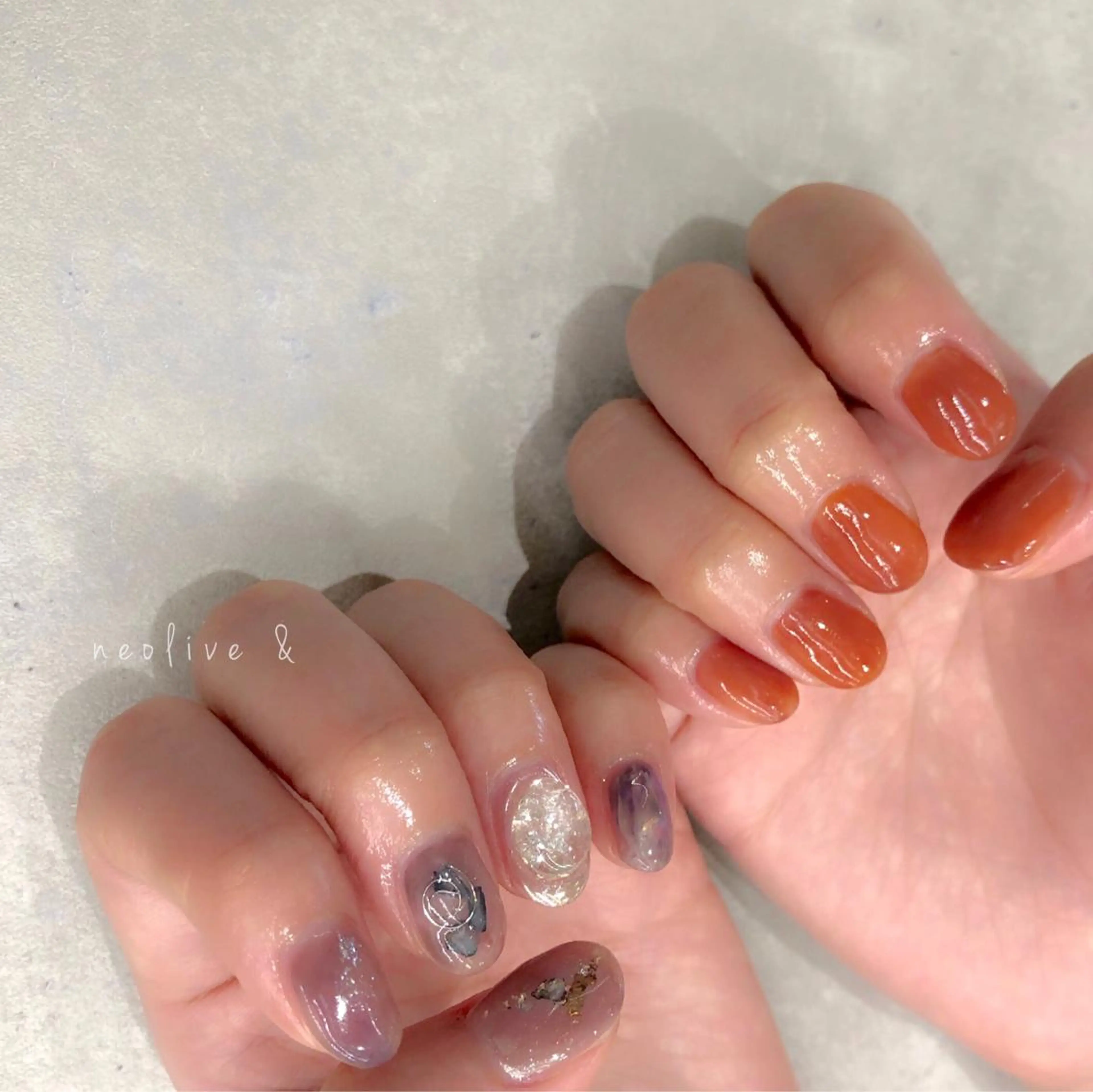 ネイル ハンドネイル Yuriko Omi パラジェル/渋谷のネイルデザイン