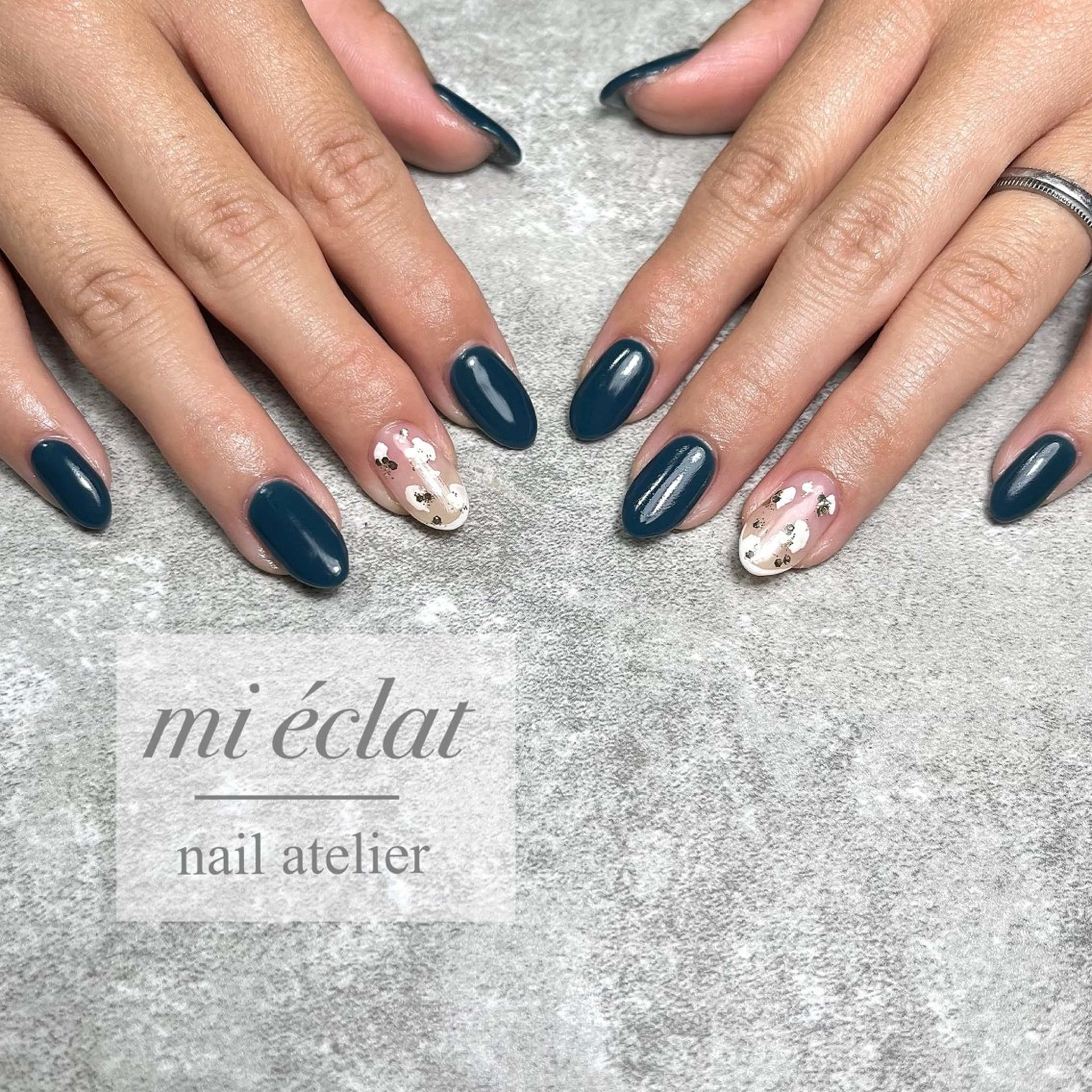 ネイル アートネイル ニュアンスネイル mi éclat ミ　エクラのネイルデザイン