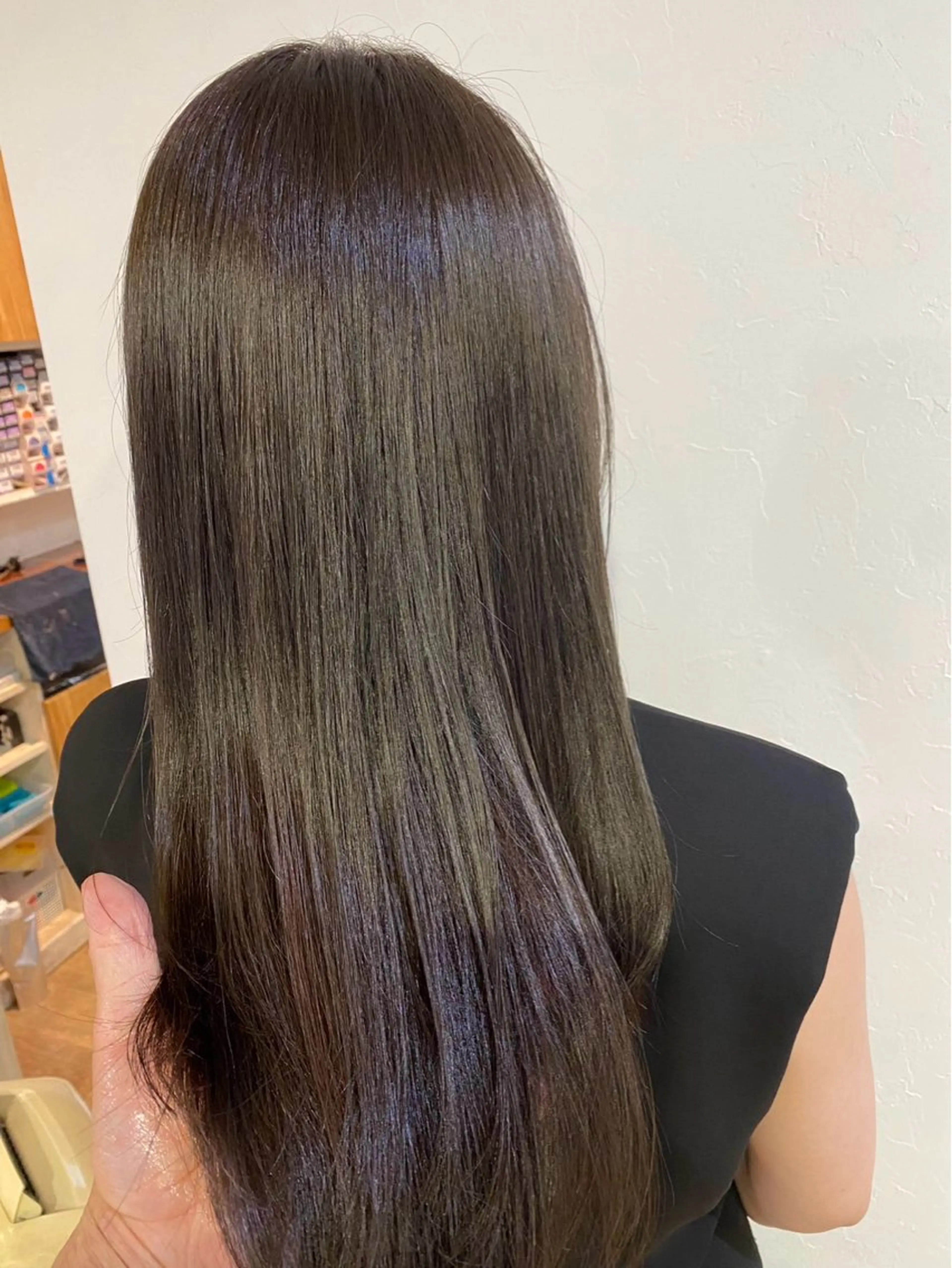 ロング カラー ラベンダーカラー ラベンダーグレー 髪質改善 トリートメント カット ヘアカラー トリートメント 伊藤かな 🫧 髪質改善/ヘッドスパのヘアスタイル