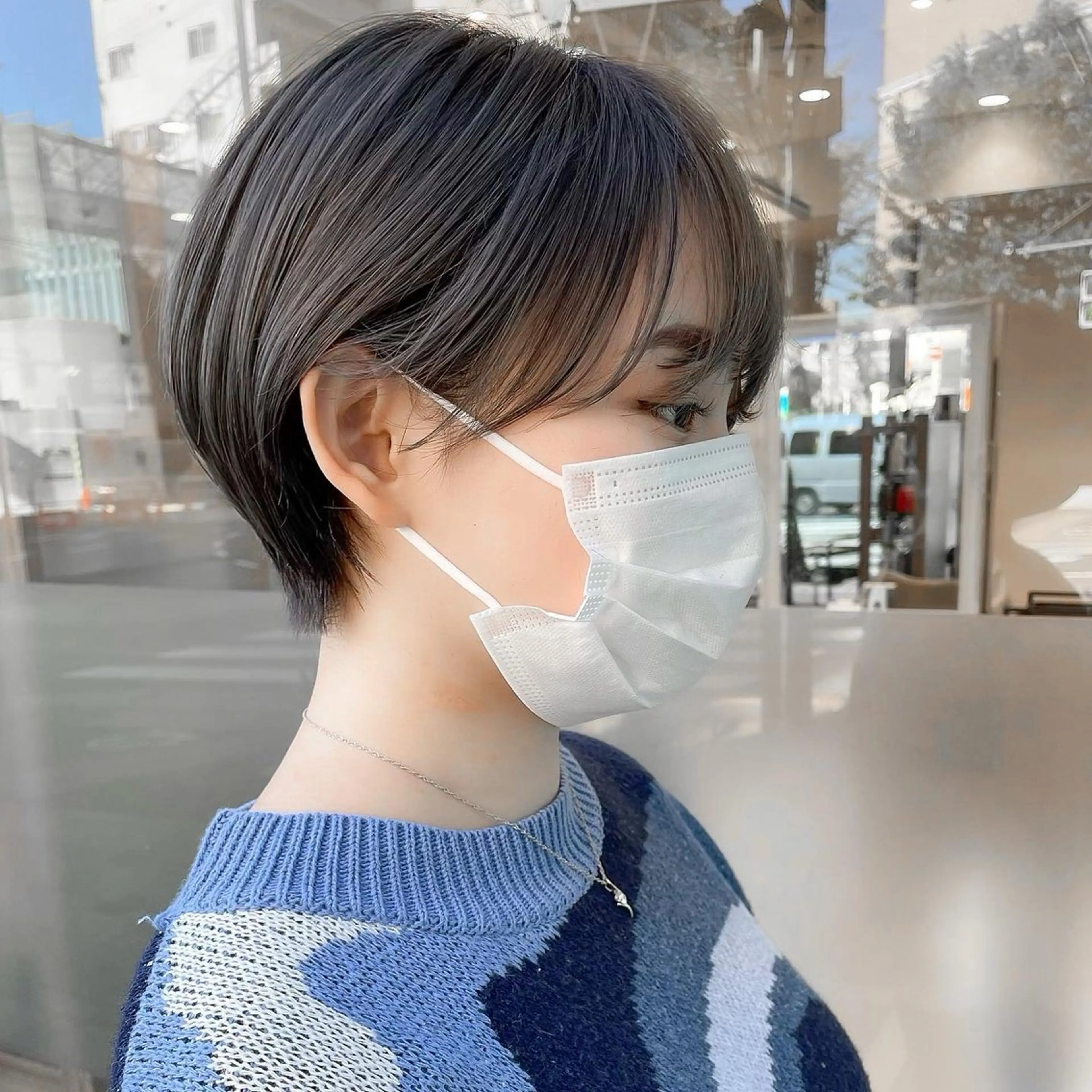 ショート 三鷹で1番ショート ボブをカットする新谷のヘアスタイル