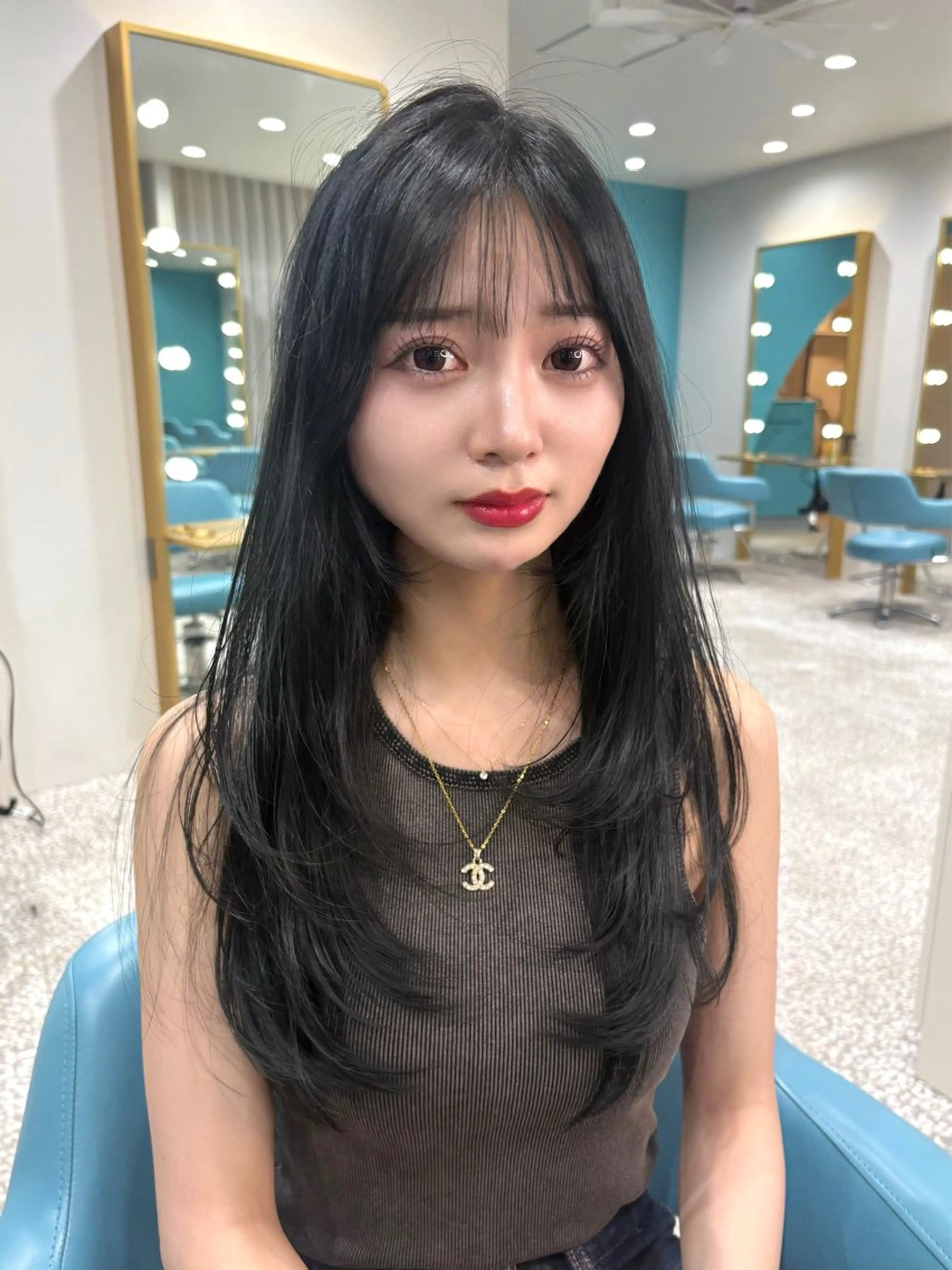 ロング 上谷 圭輝のヘアスタイル