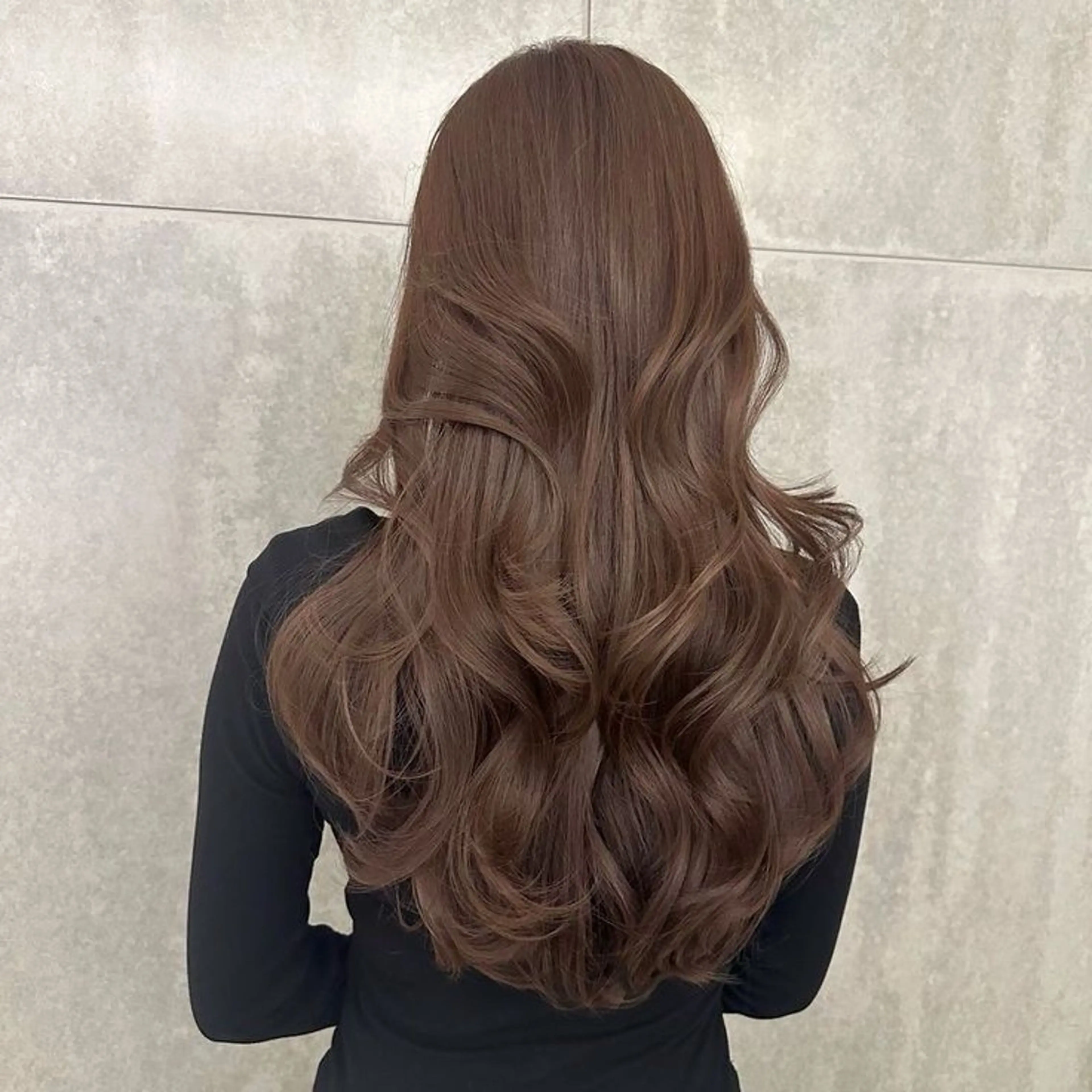 ロング カラー ヘアアレンジ ヘアカラー トリートメント ヘアセット レイヤー×透明感カラ ーHAYATOのヘアスタイル