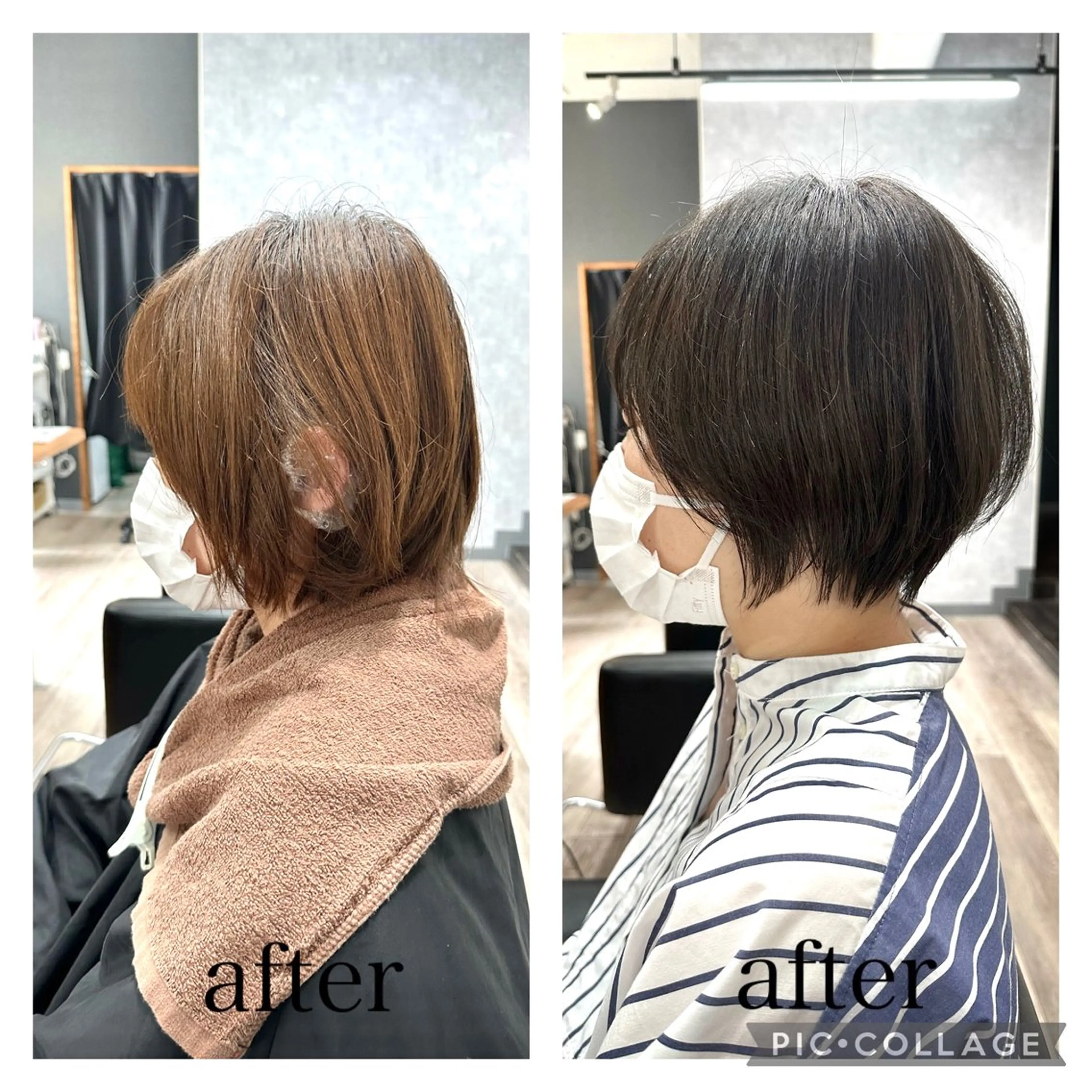 ショート カラー アンソニー ショウゴのヘアスタイル