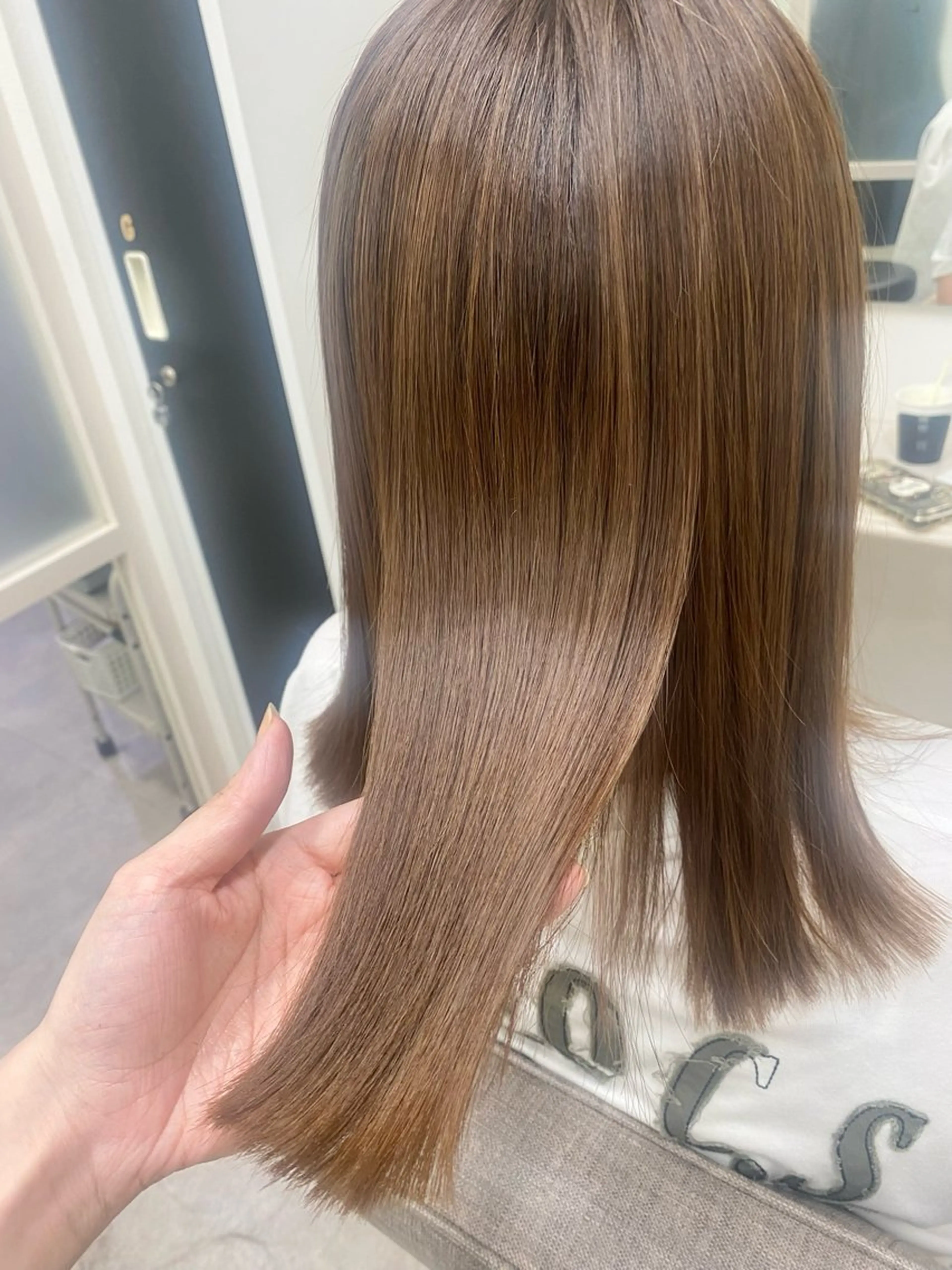 似合わせカット+透明感カラー*選べるカラー+oggiotto6行程TR+マイクロバブル🎀の写真