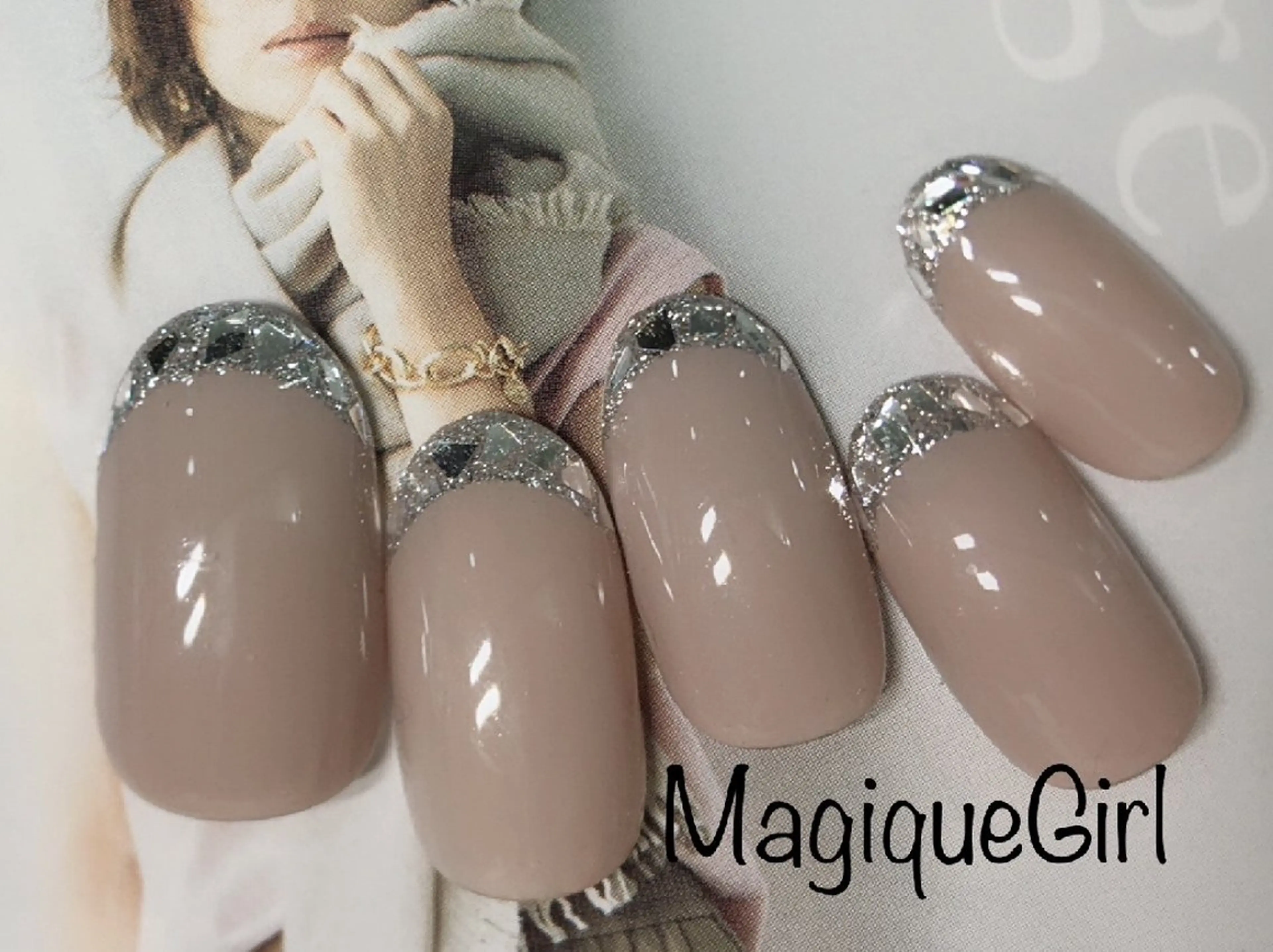 ネイル フレンチネイル ガラスフレンチ 🎀Nail&Eye Salon🎀のネイルデザイン