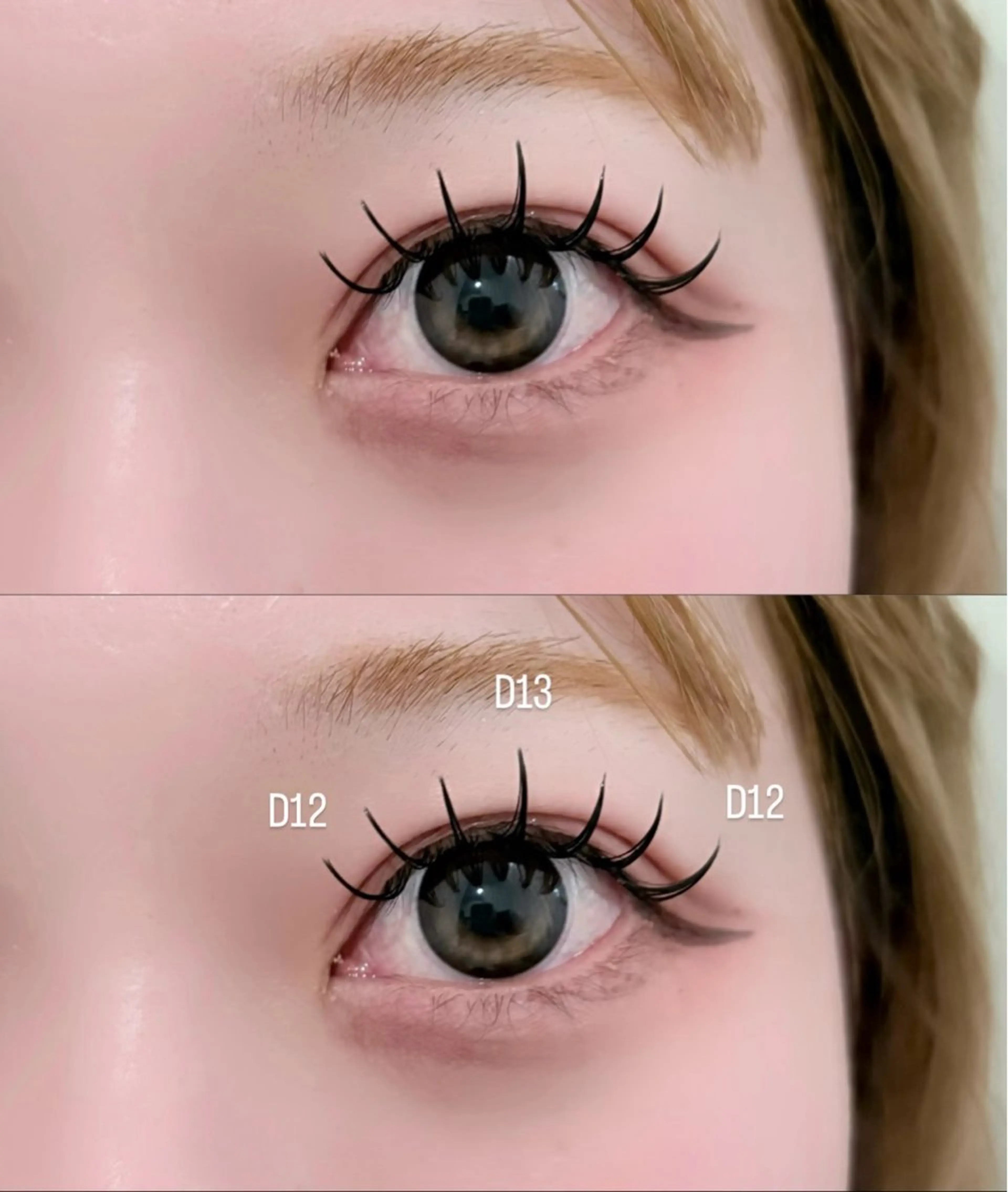 マツエク・マツパ フラットラッシュ meRK manamiのマツエク・マツパデザイン