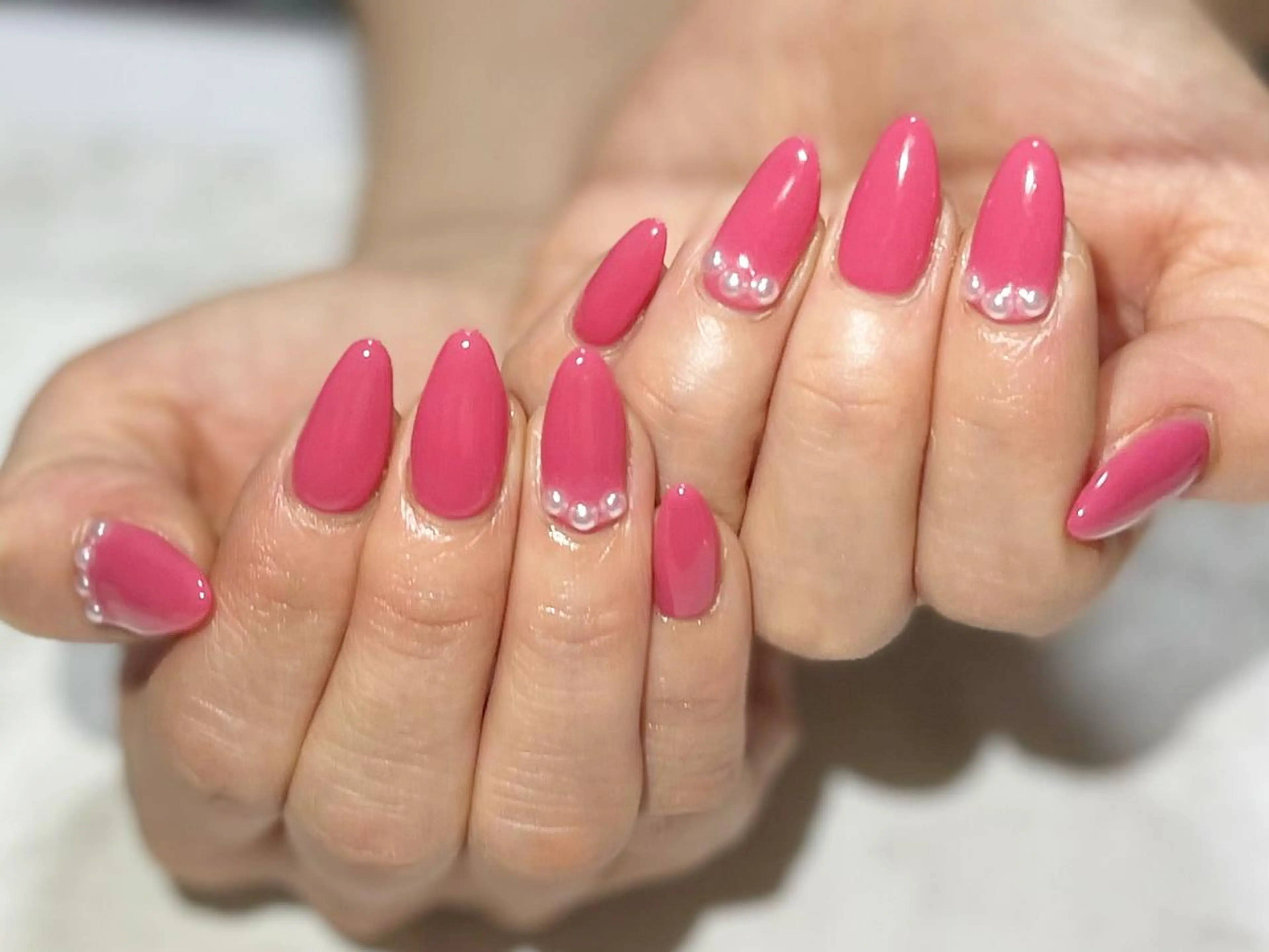 ネイル フットネイル ニュアンスネイル ワンカラーネイル ピンク シンプルネイル ネイル フフラ所属・nail fufla ♡yamane♡のネイルデザイン