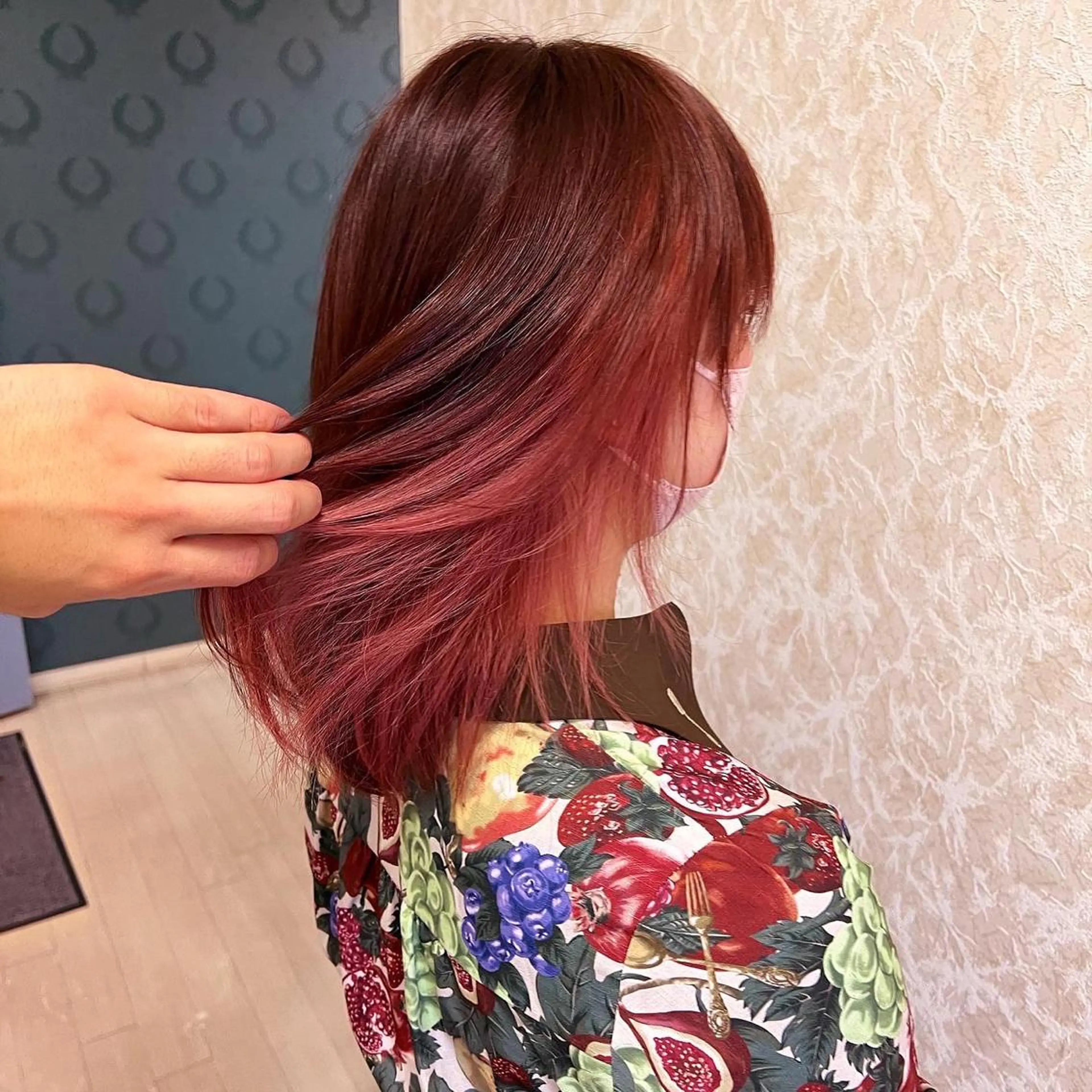 セミロング カラー カット ヘアカラー トリートメント ブリーチ/髪質改善/ レイヤー/YUTOのヘアスタイル