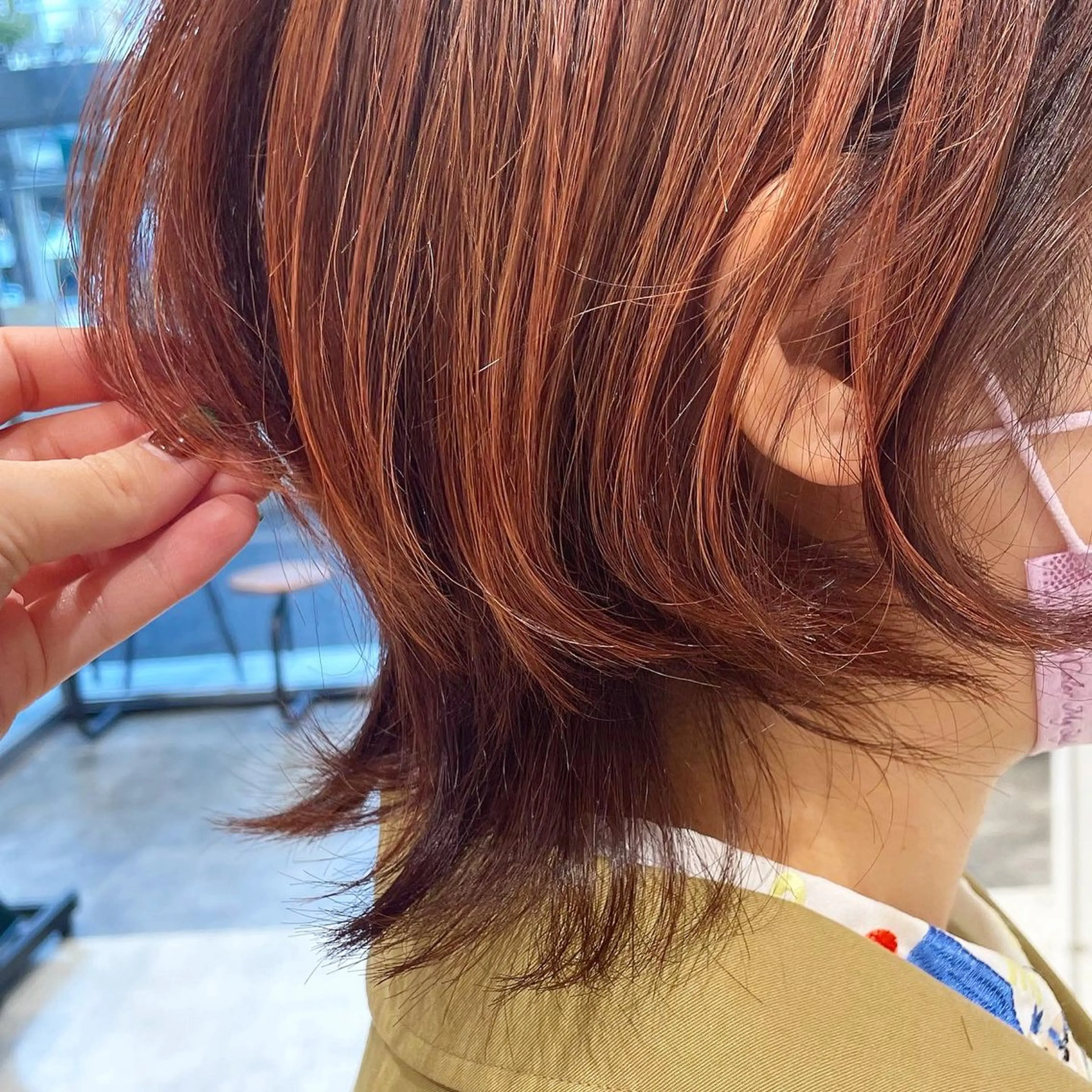 ショート カラー 髪質改善ストレート 🌈似合わせカットのヘアスタイル