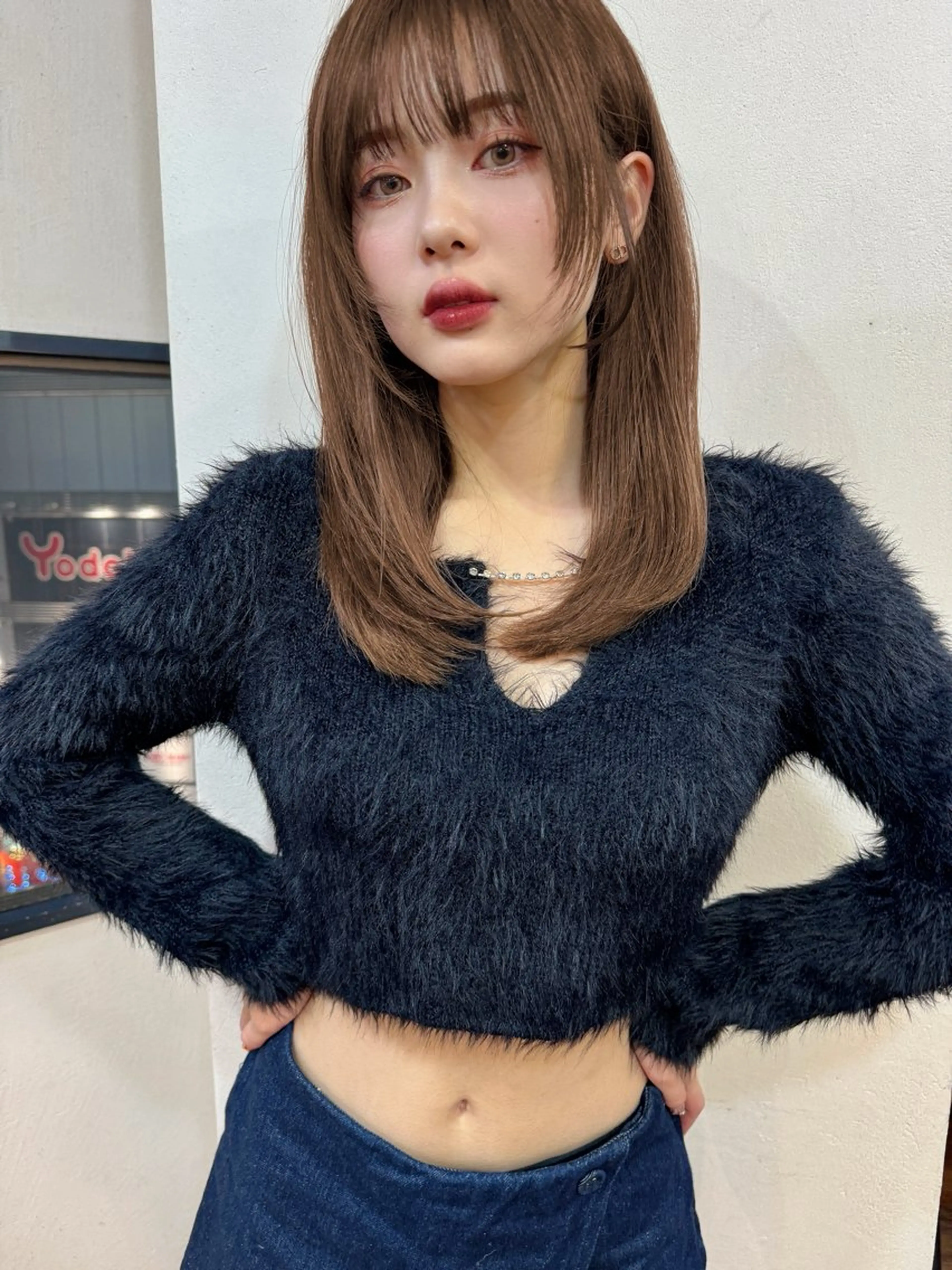 ミディアム カラー 姫カット 髪質改善 トリートメント 似合わせレイヤー 🇰🇷荒木洋文のヘアスタイル