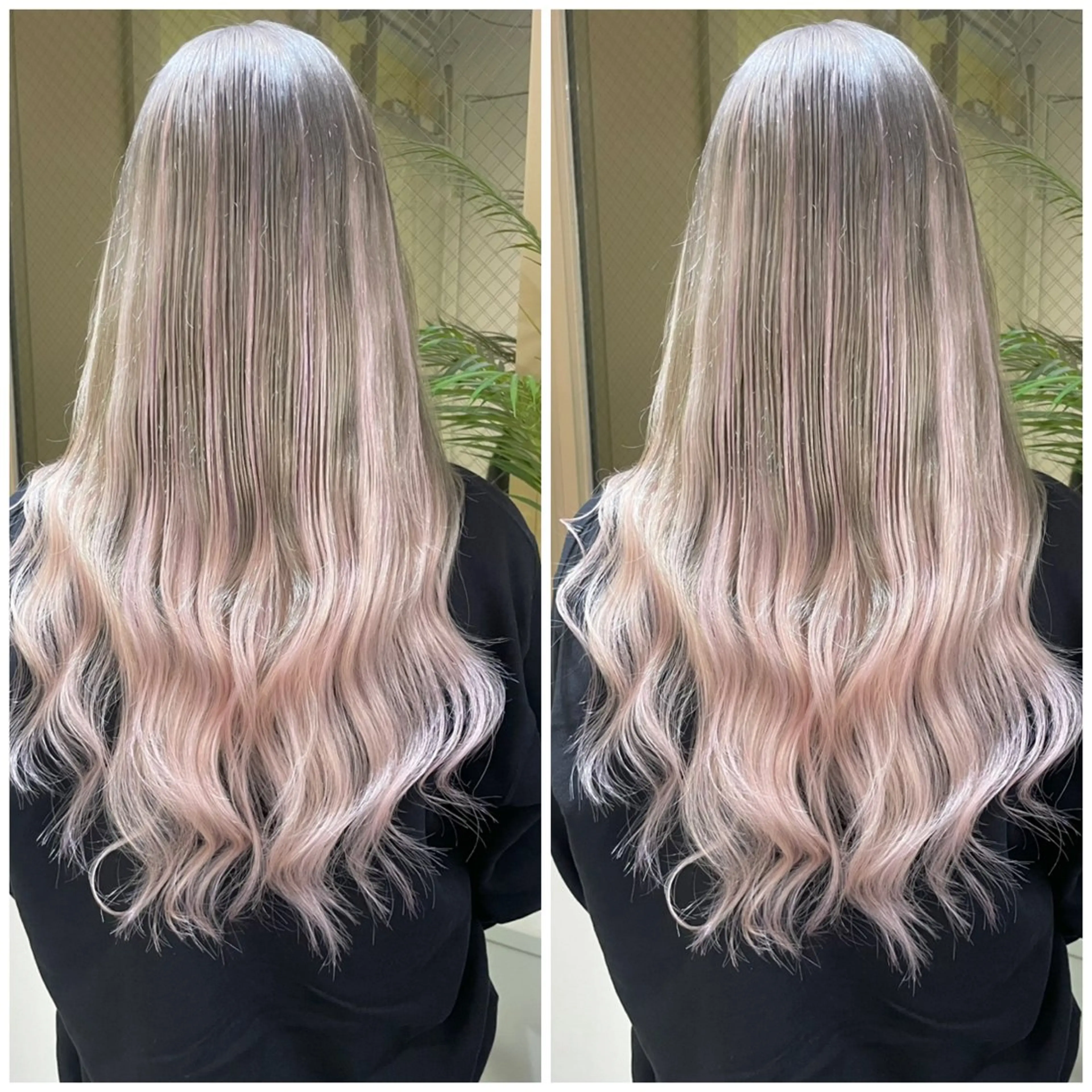 ロング ヘアカラー エクステ 🦋プルエクステ ARISA🦋のヘアスタイル