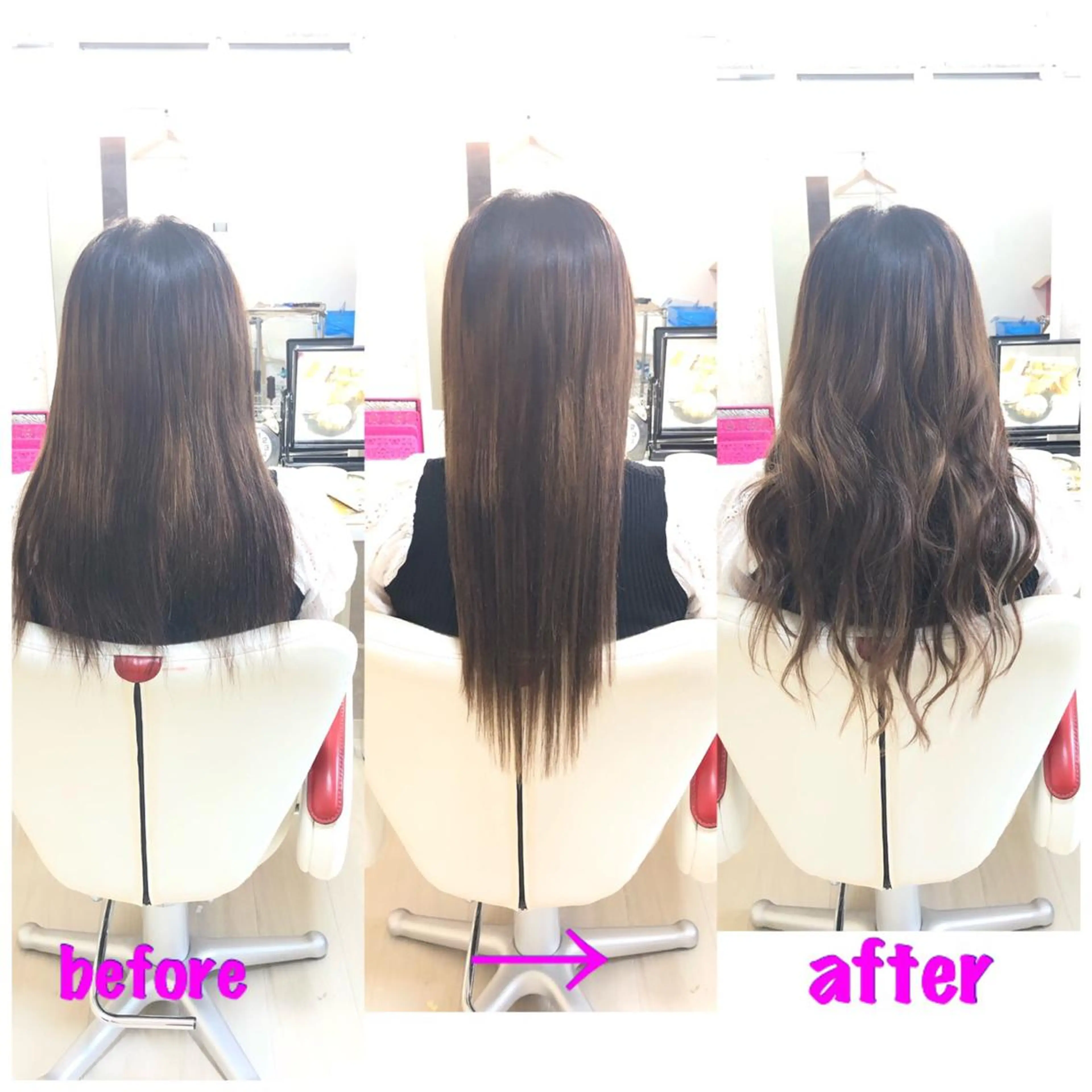 ロング エクステ 🌸ドレスアップ 心斎橋店🌸のヘアスタイル