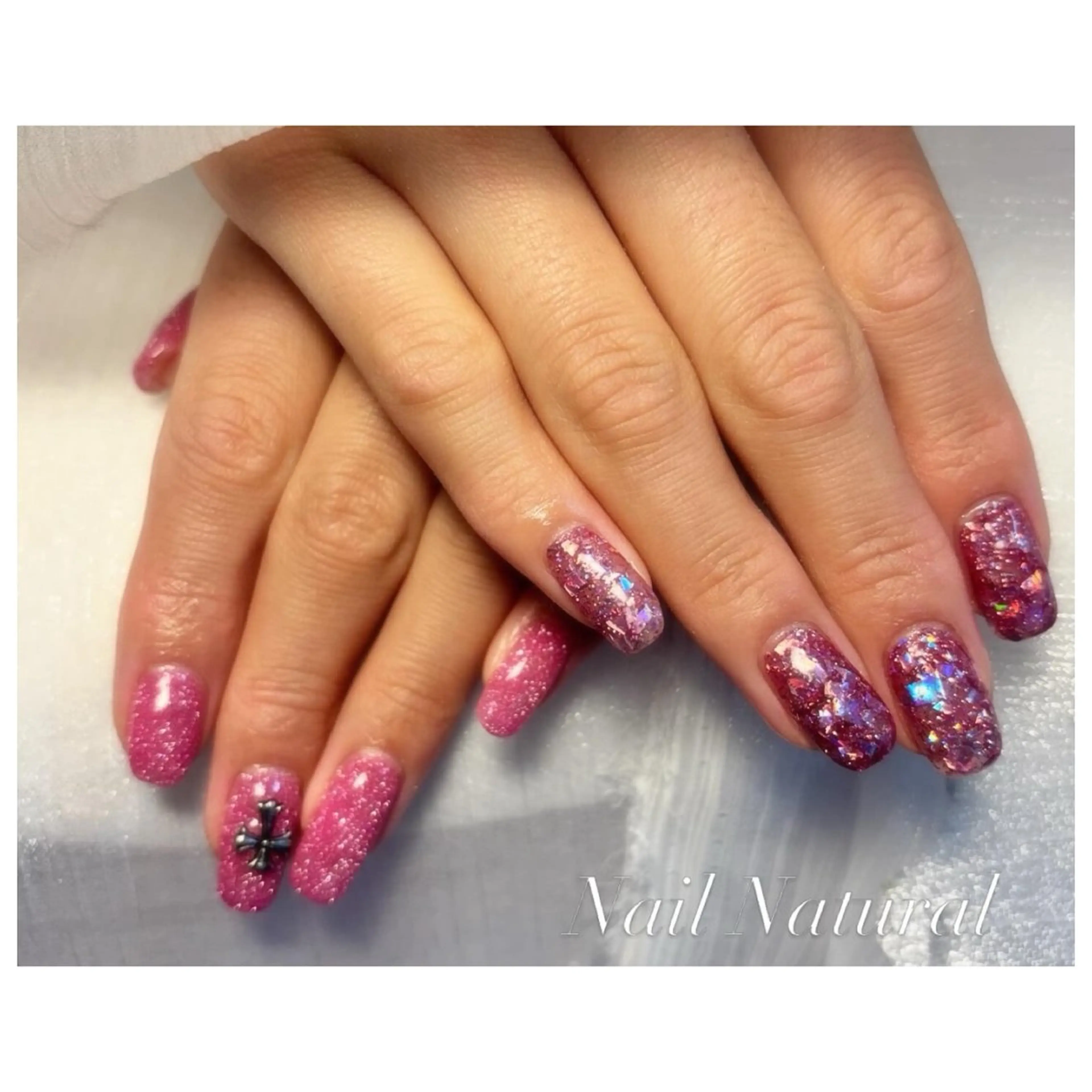 ネイル 持ち込み 春ネイル ハンドネイル Nail salon Natulalのネイルデザイン