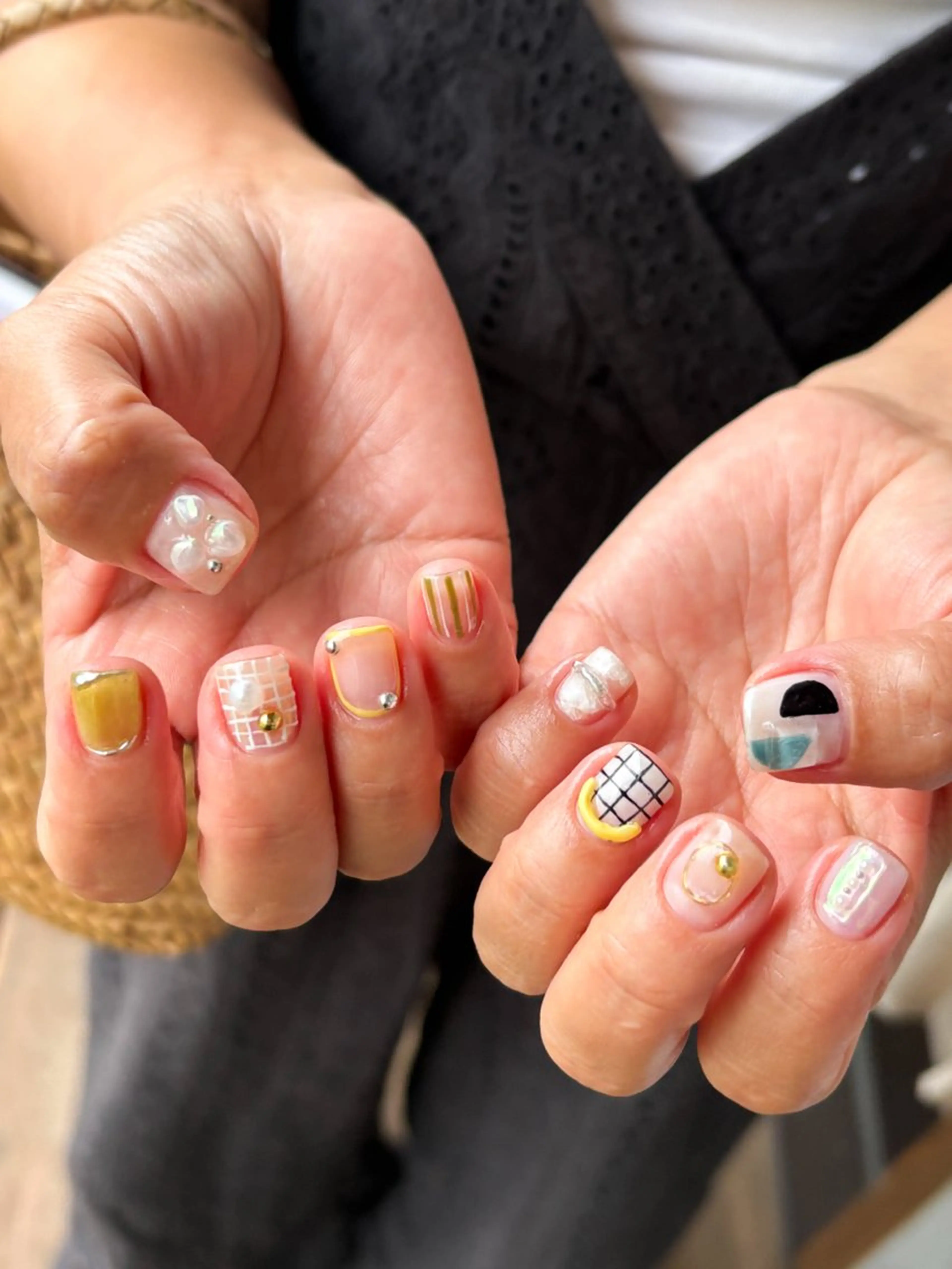 ネイル 持ち込み 🌲🌳🚪iiit o🌲🌳🌲のネイルデザイン