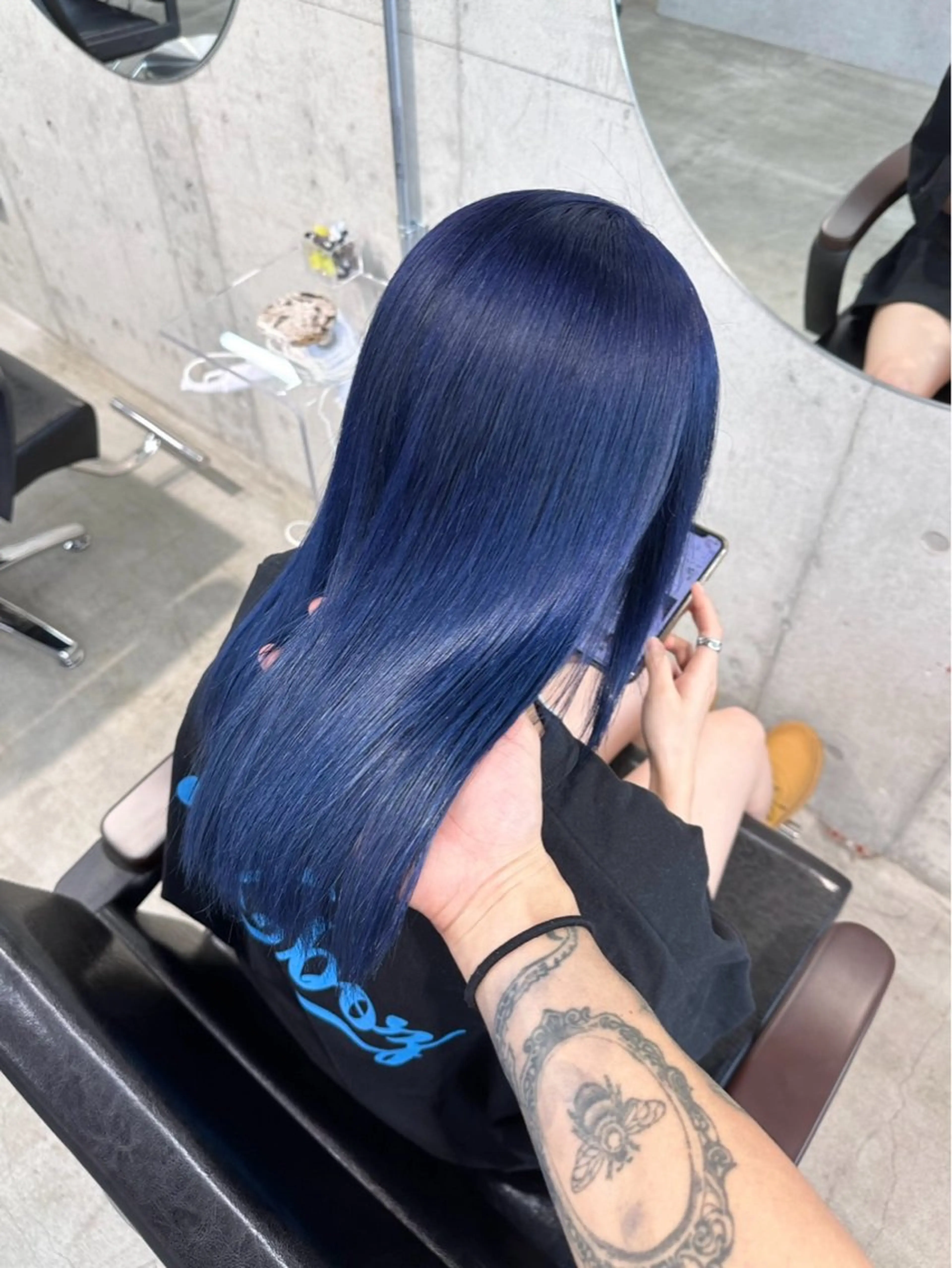 ミディアム カラー ヘアアレンジ カット ヘアカラー トリートメント TAKUMAブリーチ /切りっぱなし🪽のヘアスタイル