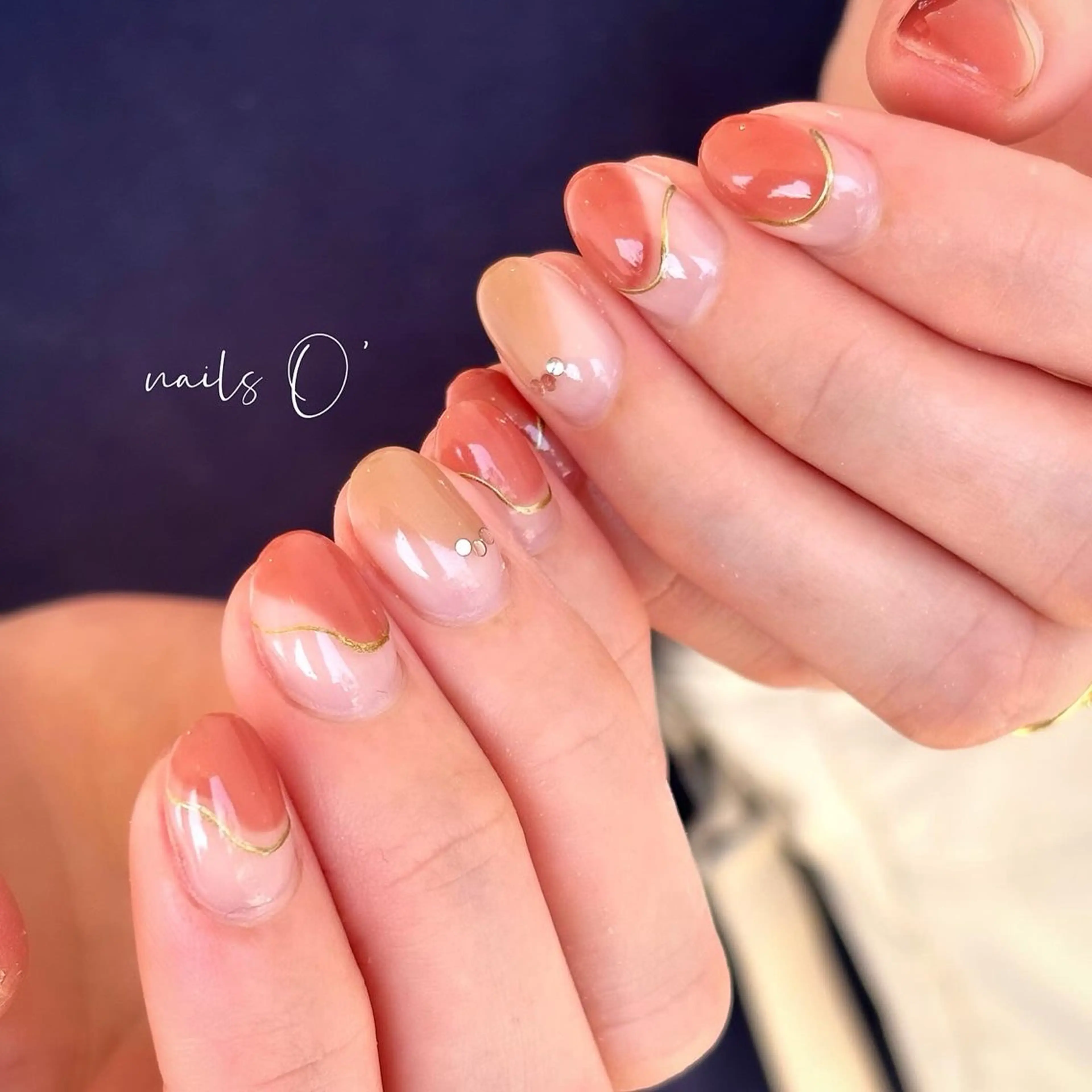 ネイル 大人可愛いネイル🎗 Hinaのネイルデザイン