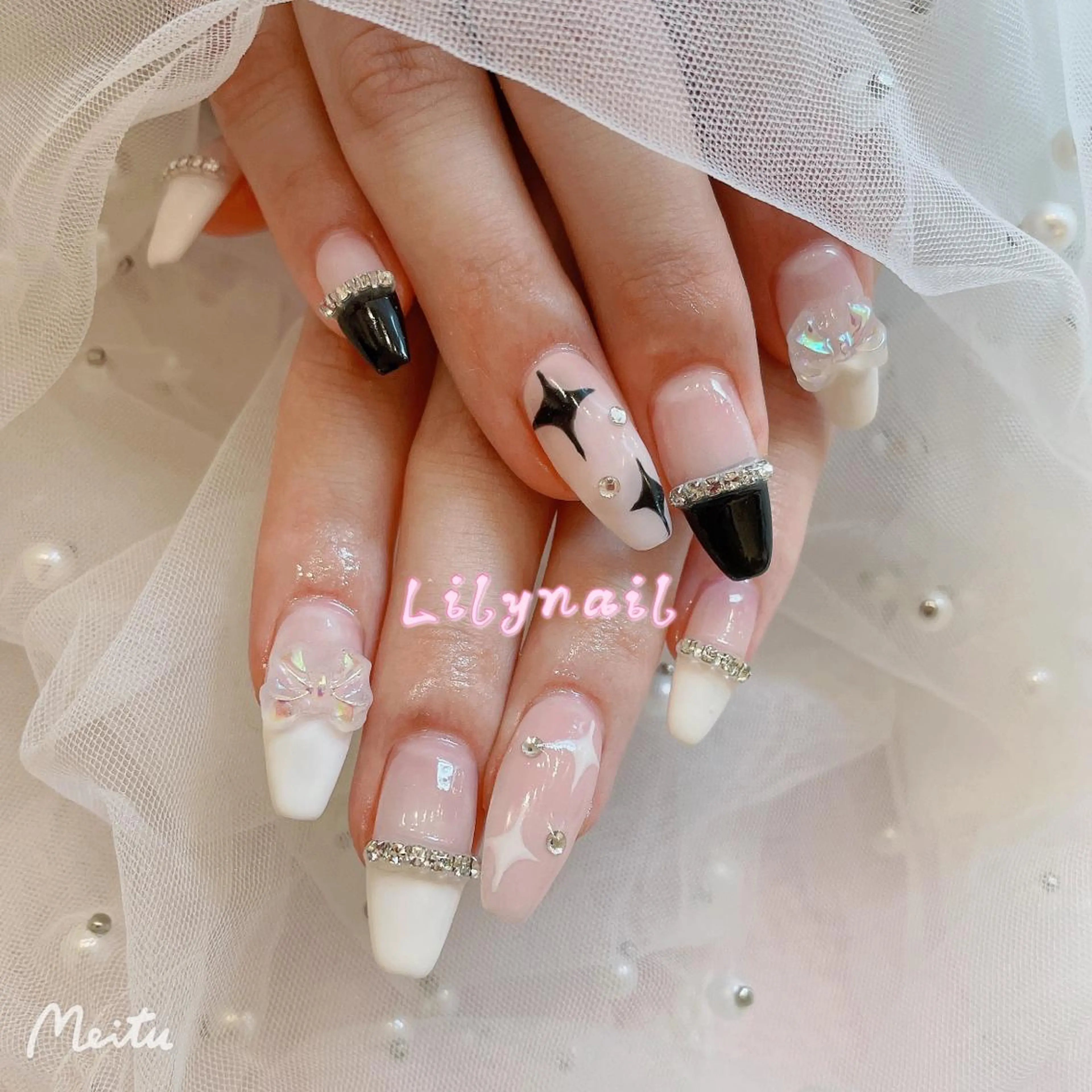 ネイル 長さ出し ネイルチップ nail Lilyのネイルデザイン