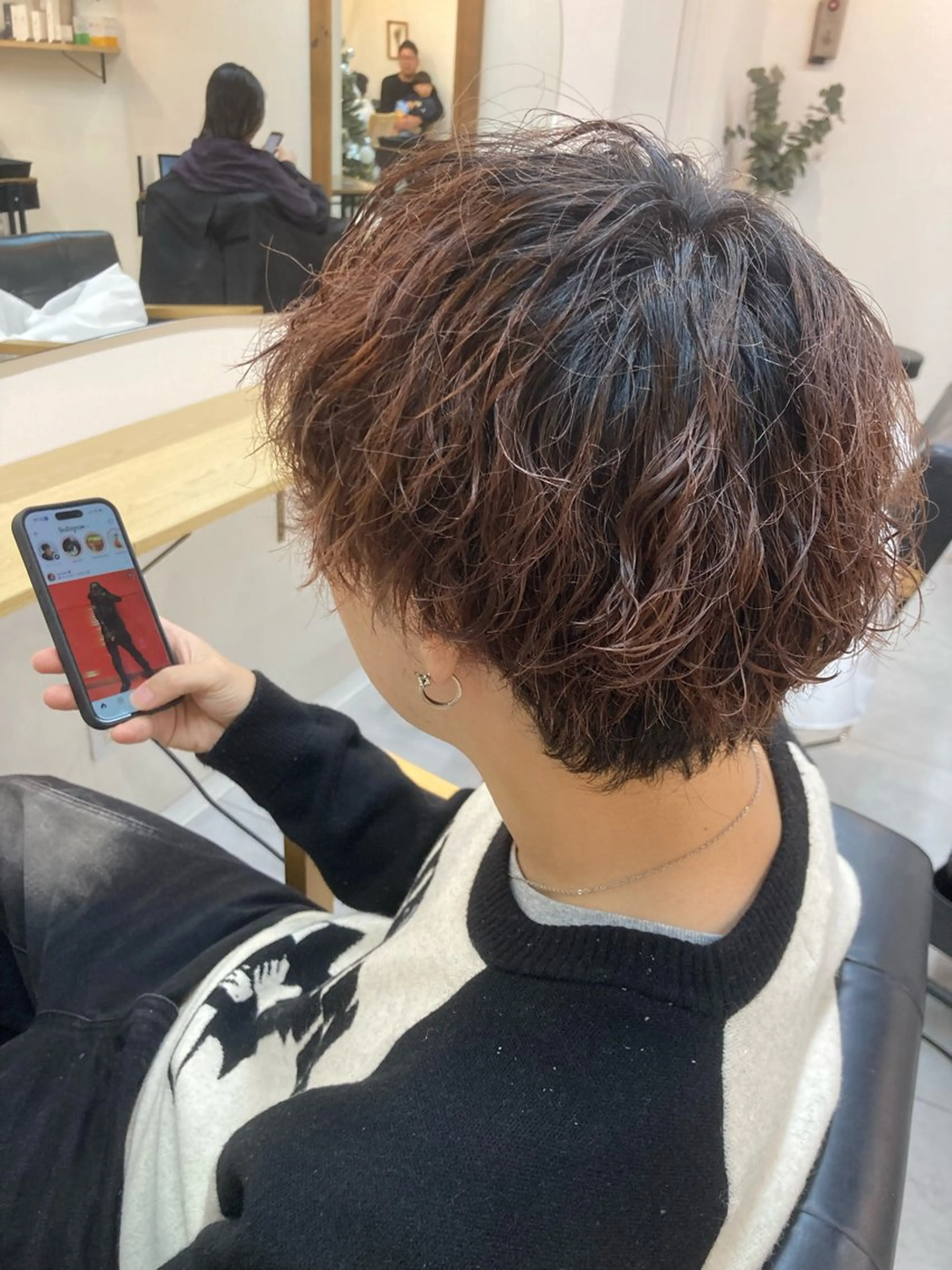 メンズ メンズパーマ 波巻きパーマ 三浦 寛都のヘアスタイル