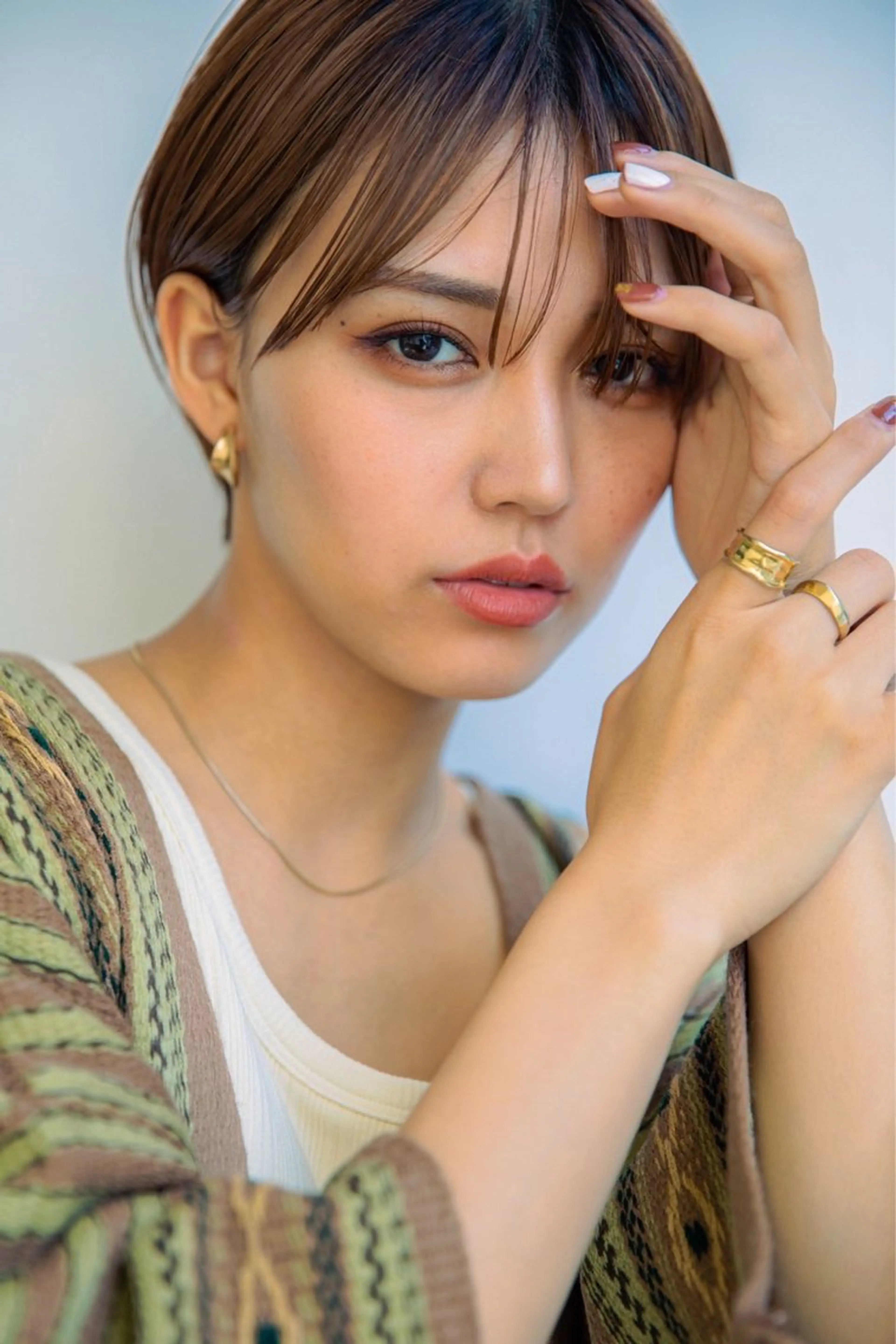 ショート カラー ショートヘア カット ヘアカラー トリートメント 髪質改善、縮毛矯正 店長浅野太郎のヘアスタイル