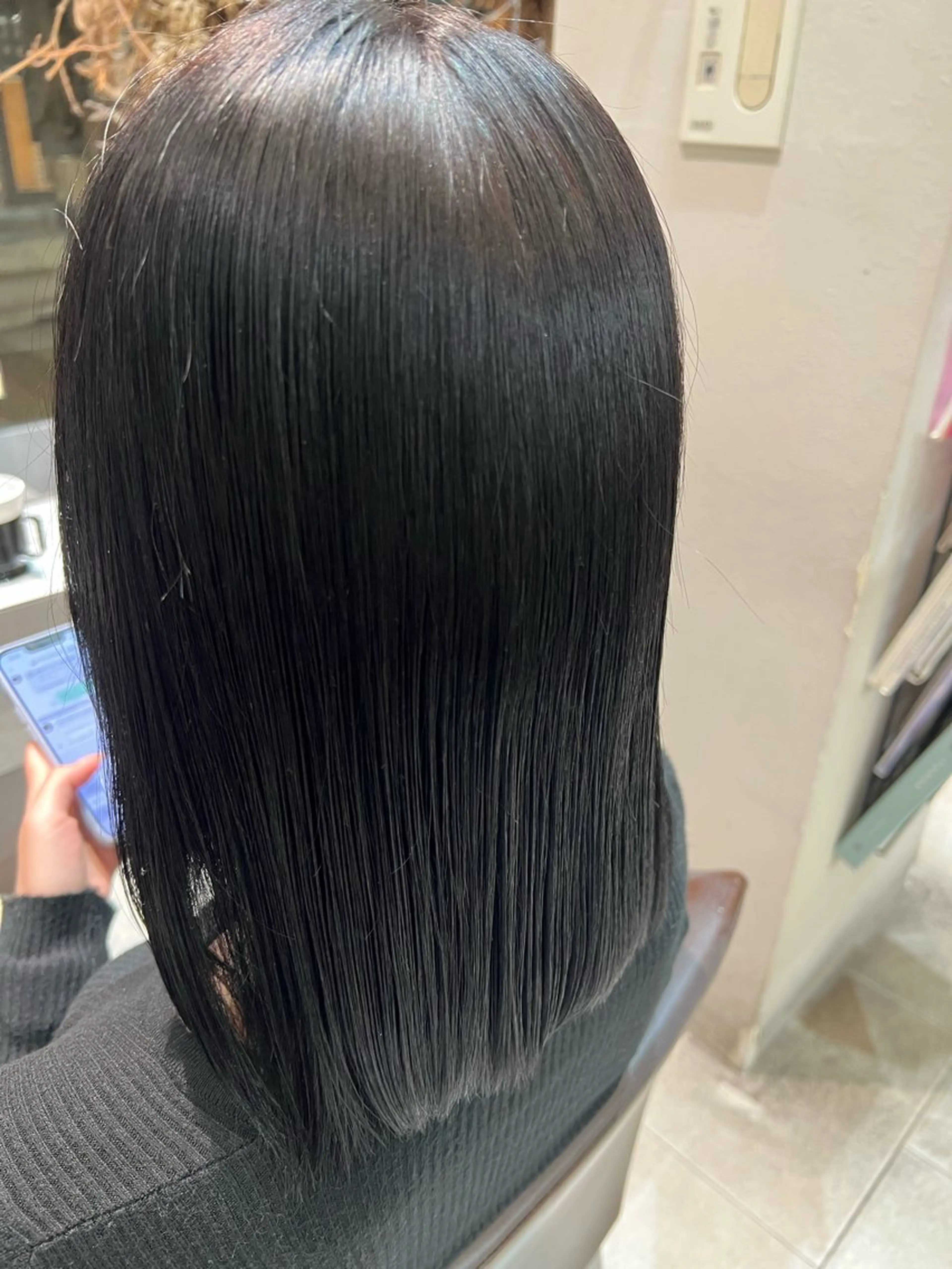 セミロング カラー 顔周りカット レイヤーカット 🖤レイヤー/ ゆい🖤のヘアスタイル