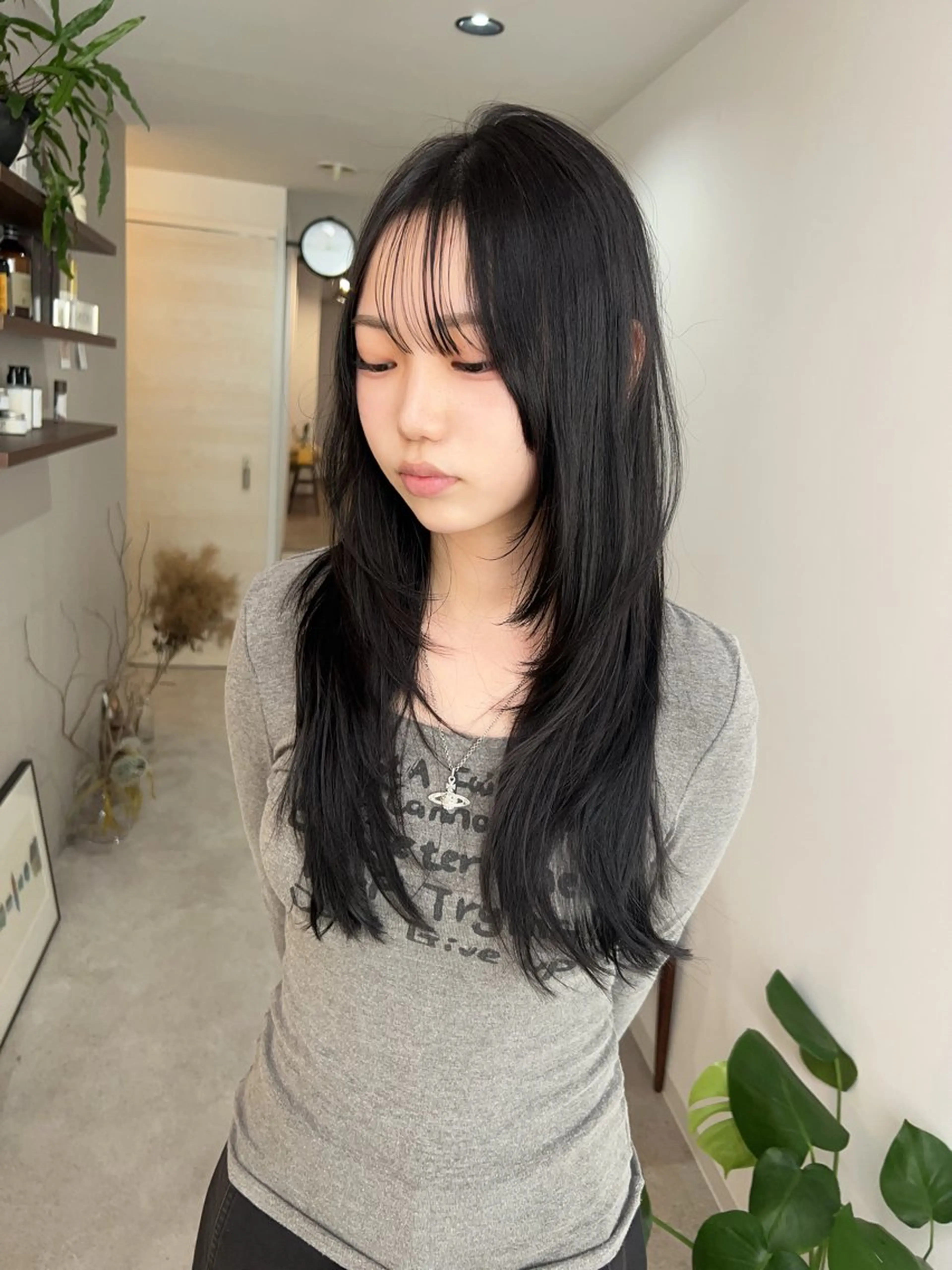 ロング カット 韓国レイヤー/ハイ トーン/優太のヘアスタイル