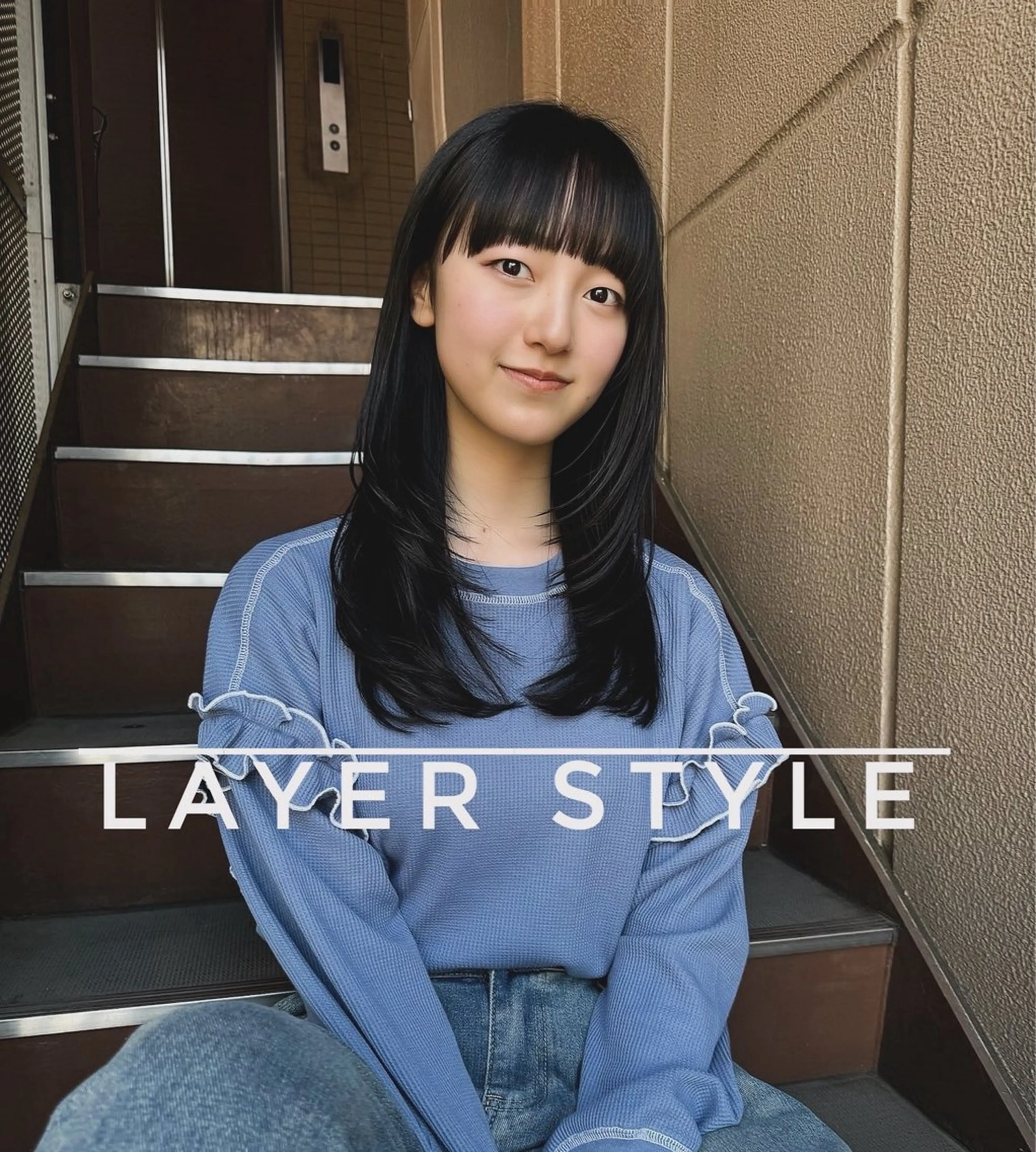 ロング 平 一裕のヘアスタイル