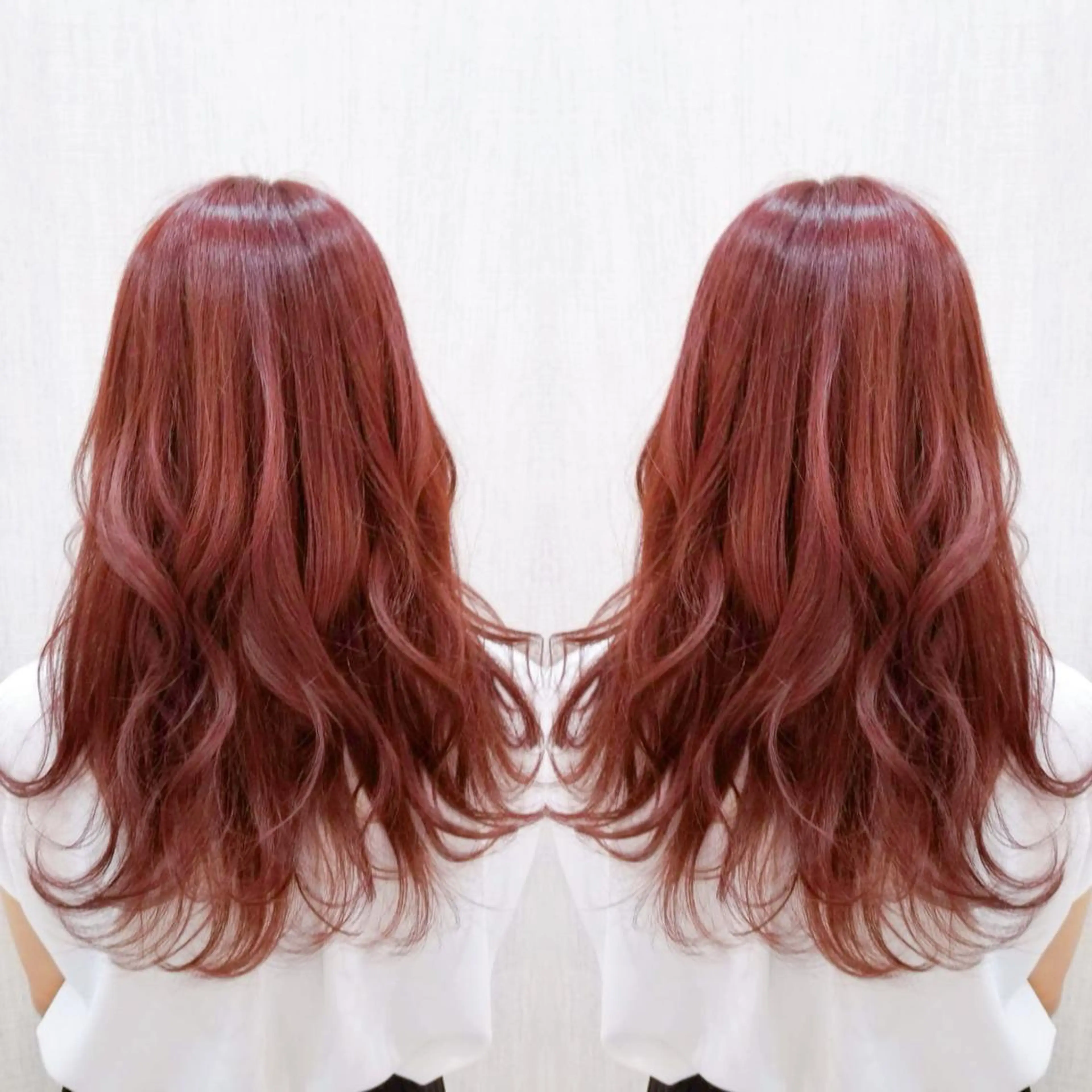 セミロング カラー ヘアカラー トリートメント 店長✨レイヤー✖️ 髪質改善✖️韓国ヘアのヘアスタイル