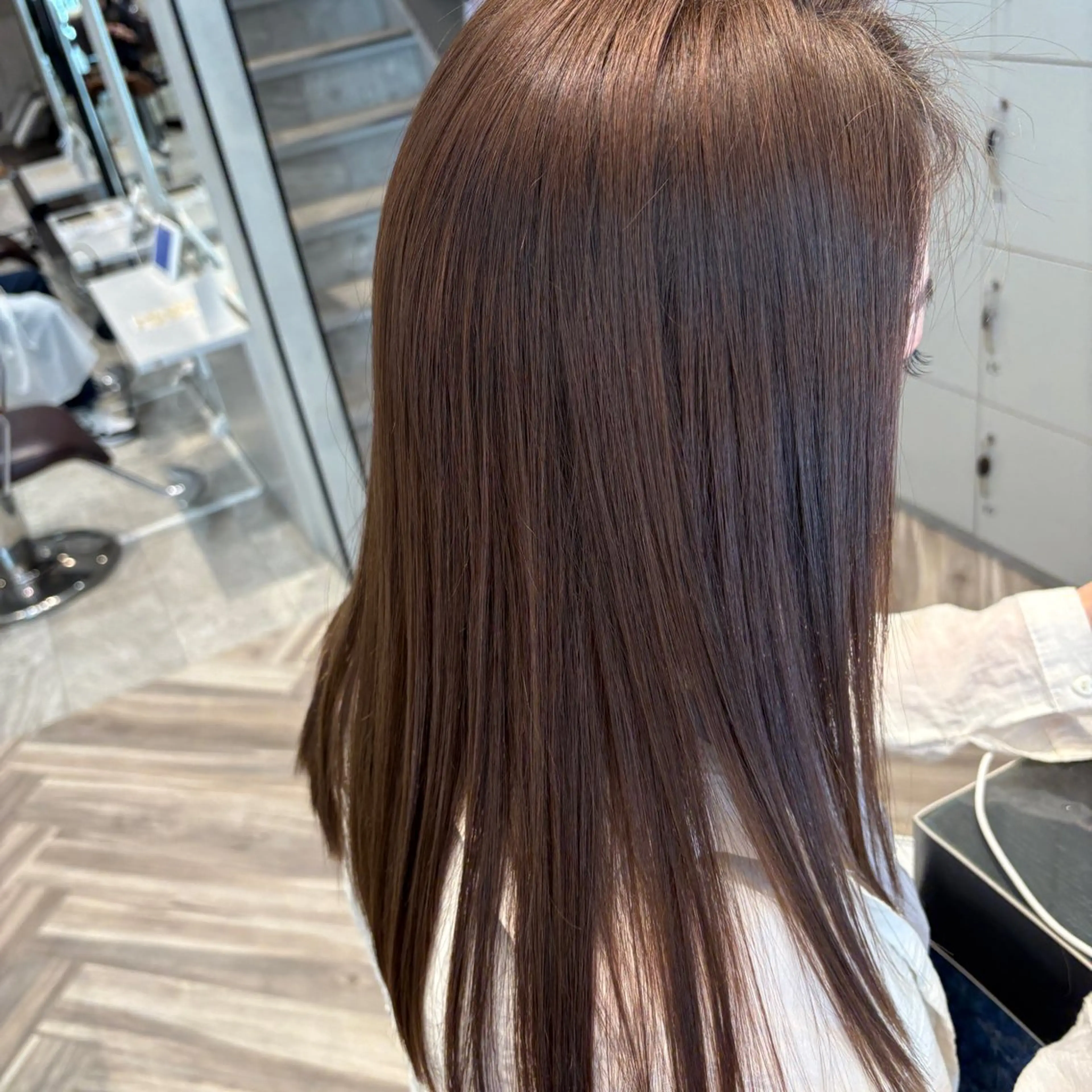 ロング カラー 李 文のヘアスタイル