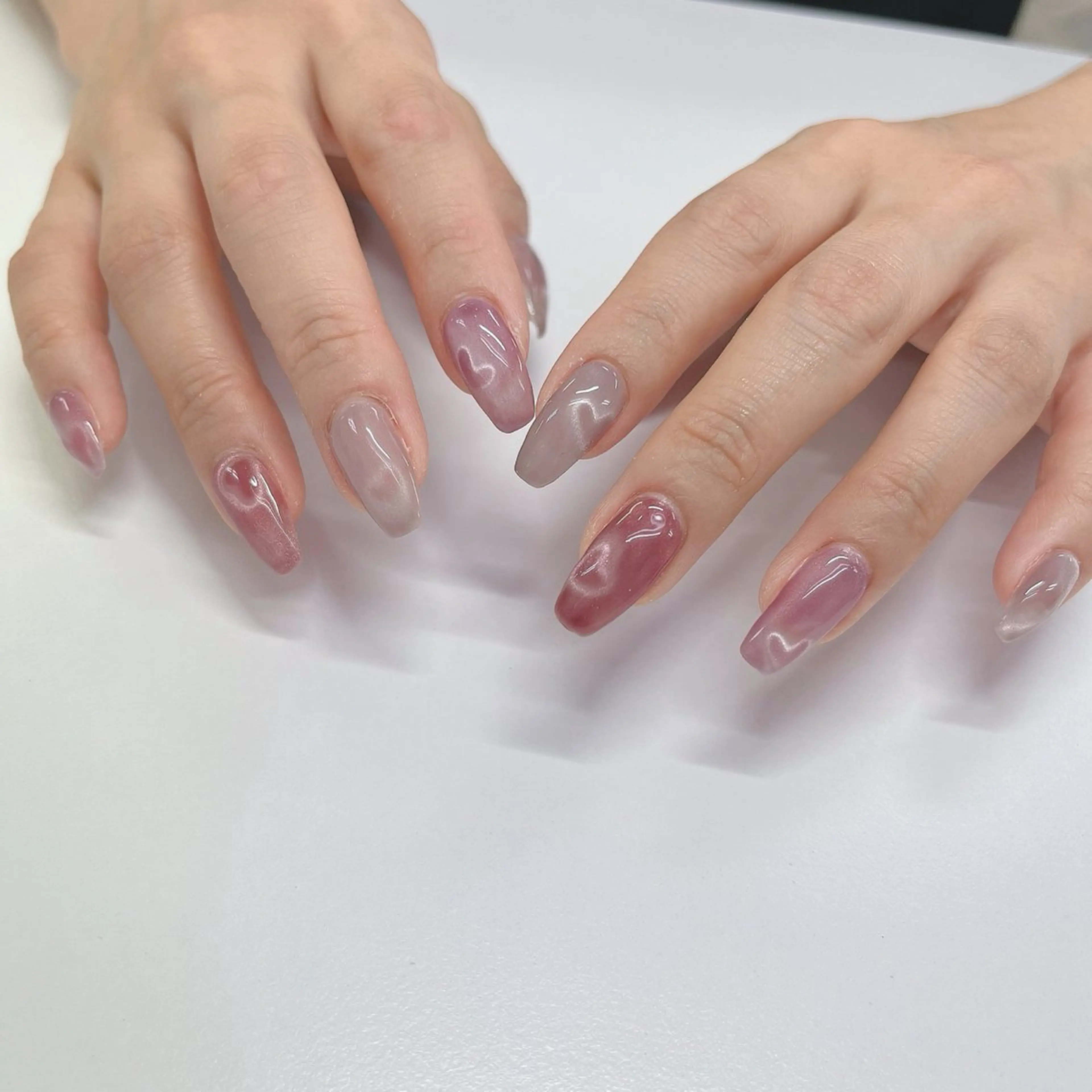 ネイル ハート ハンドネイル takahashi / Bianca中野のネイルデザイン